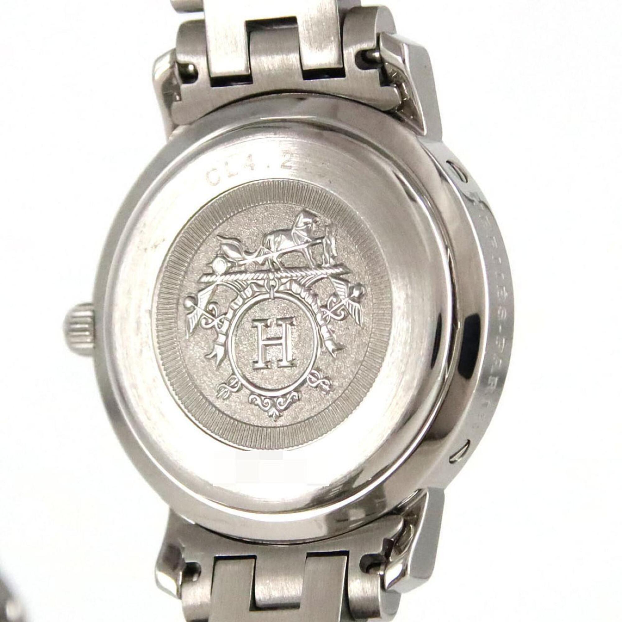 Hermes Clipper CL4.210 White Dial 24mm Watch