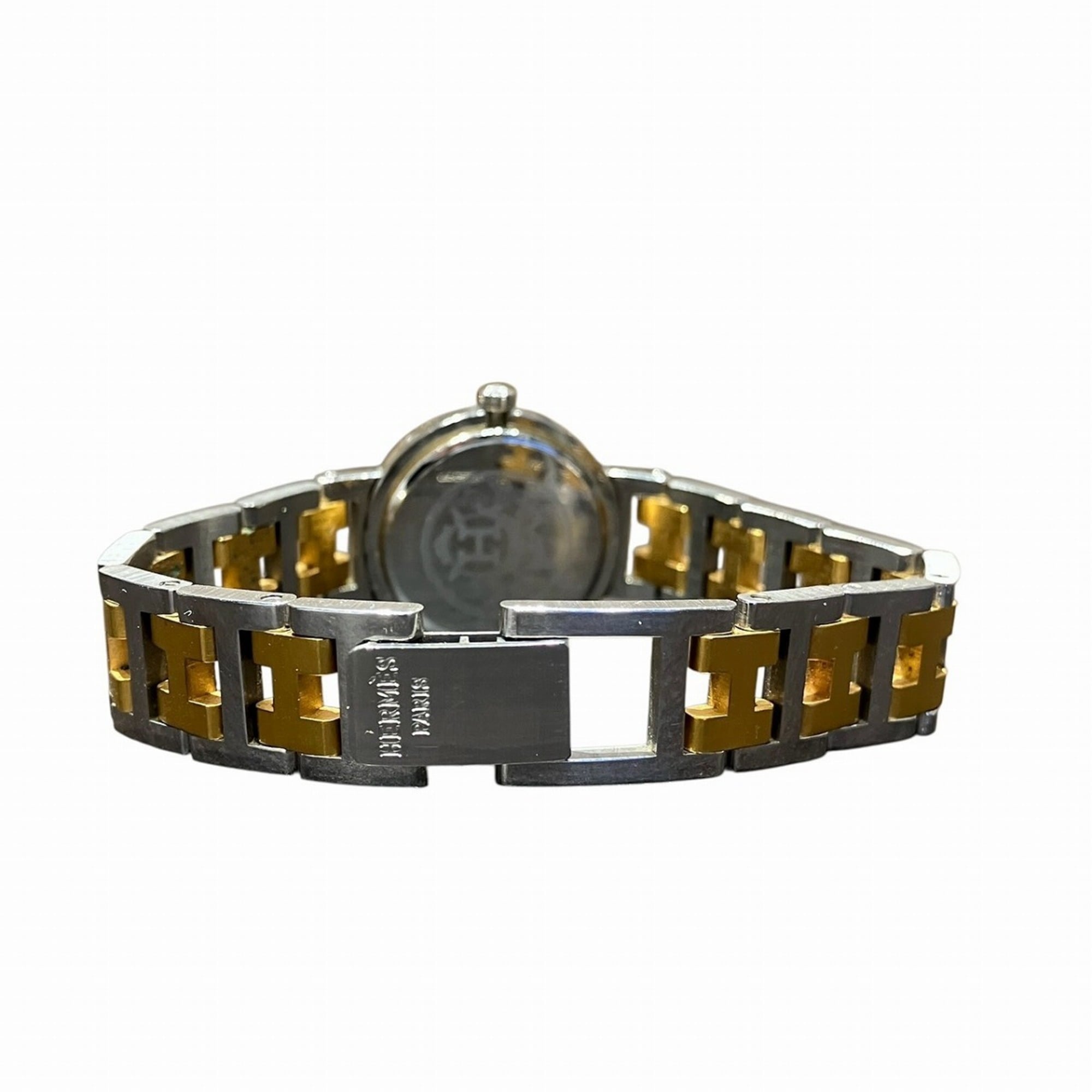Hermes Clipper Weiß Zifferblatt 24 mm Uhr
