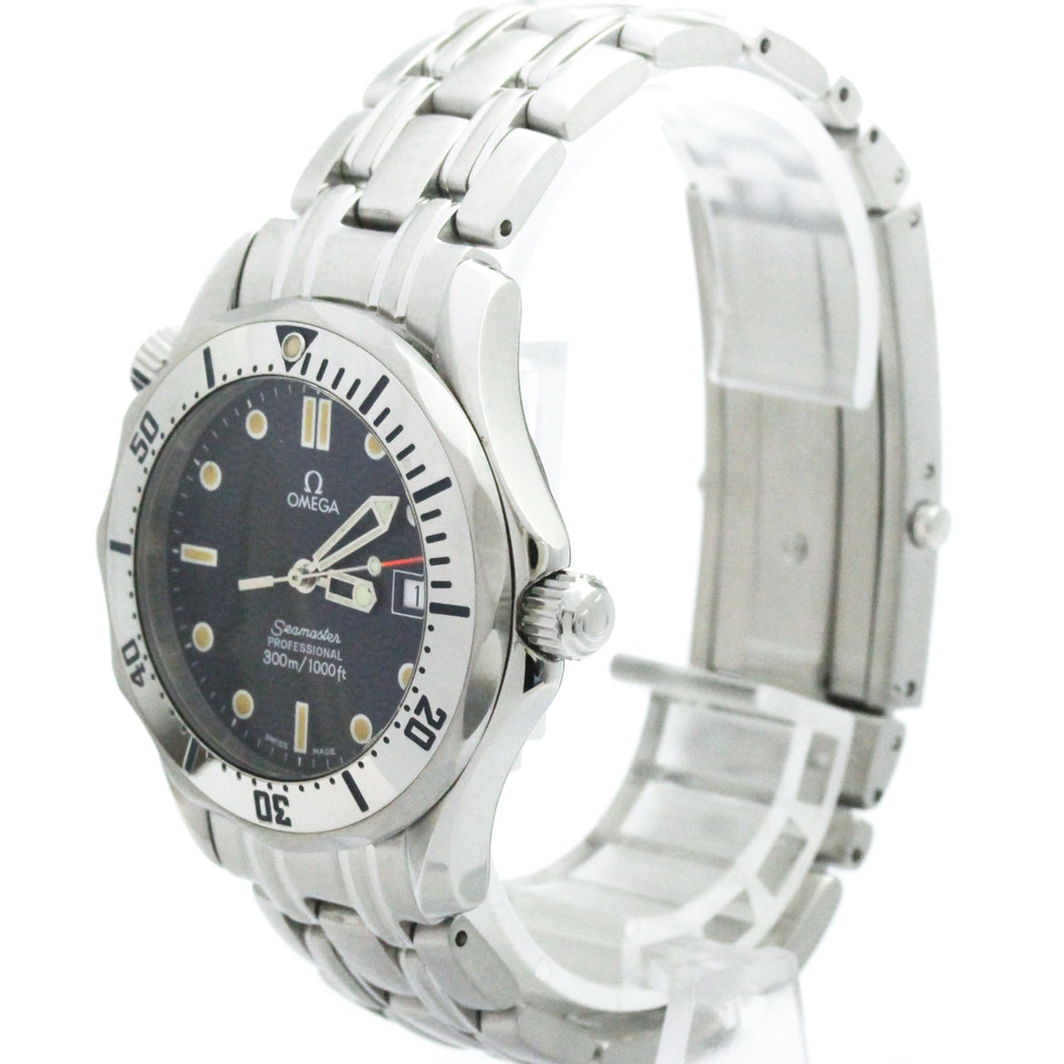Omega Seamaster 2562.8 mit blauem Zifferblatt, 36 mm Uhr