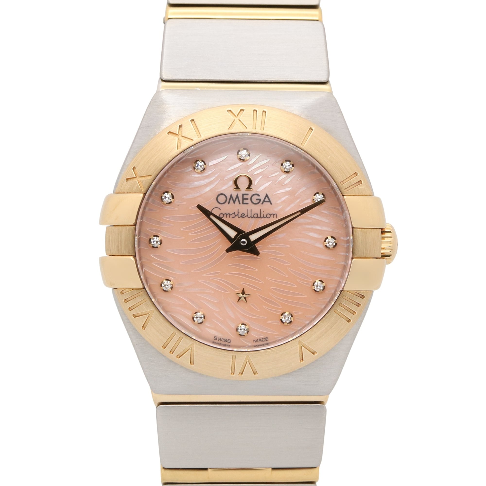 Omega Constellation 123.20.24.60.57.004 Pink Dial 24mm Watch