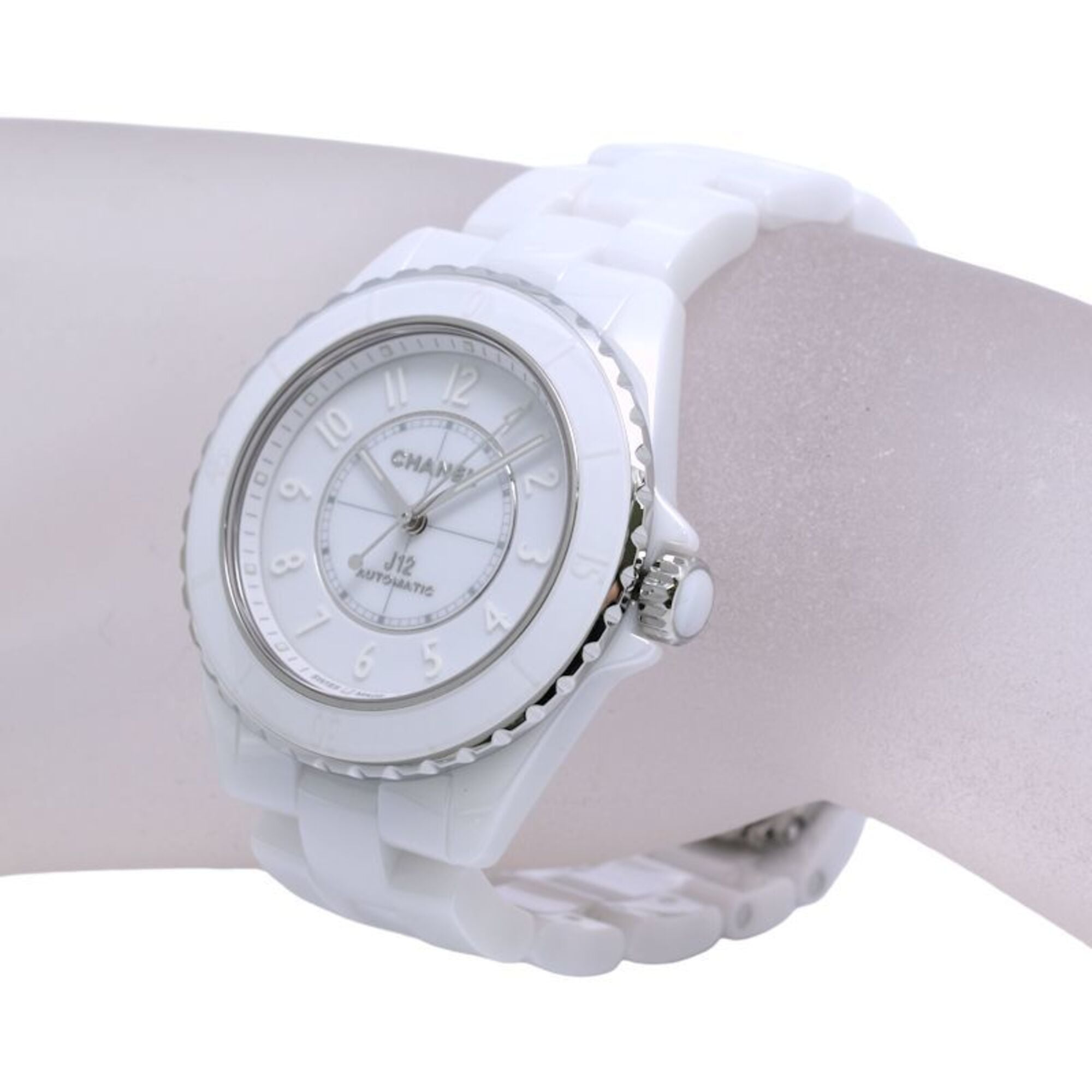 Chanel J12 H6186 White Dial 38mm Watch