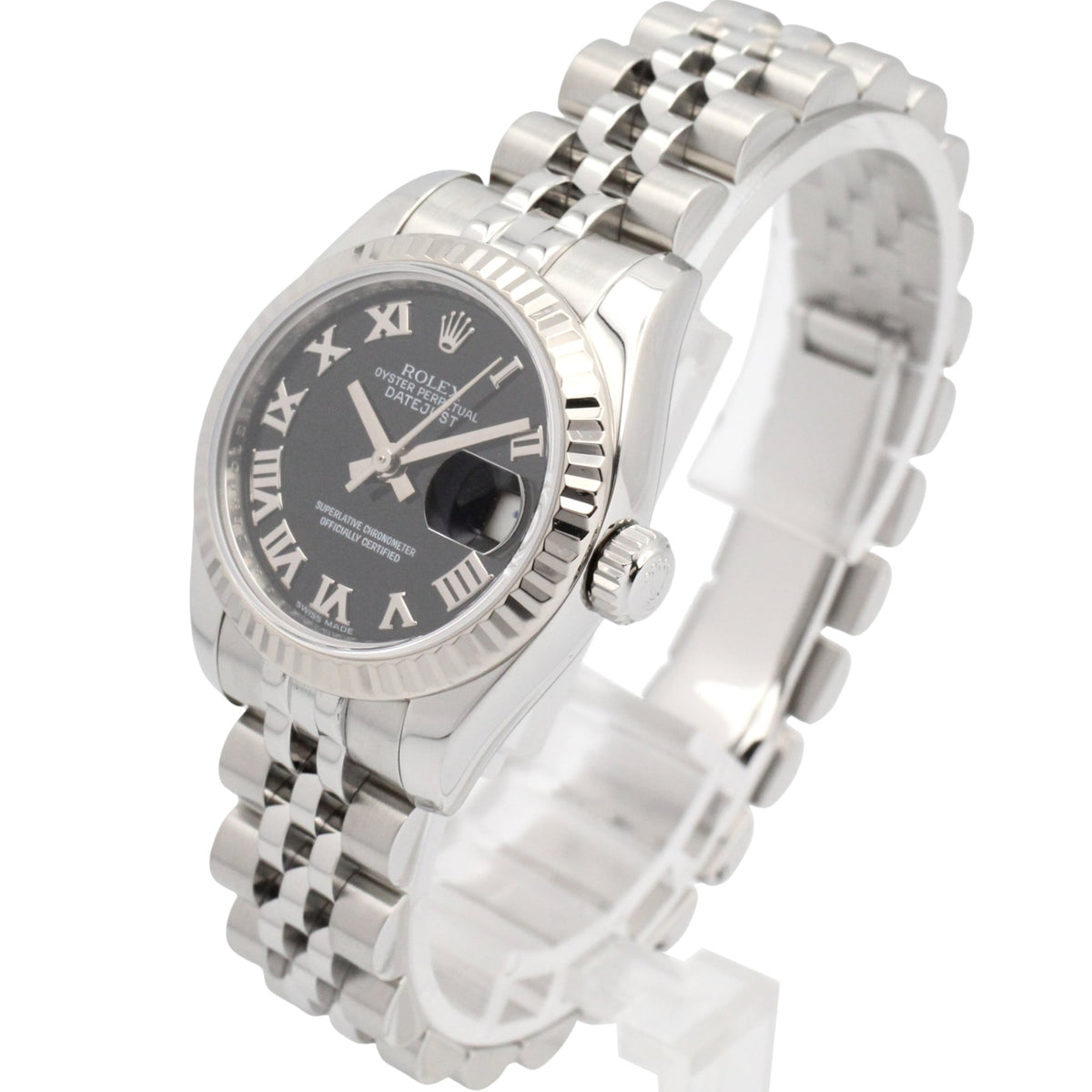 Rolex Datejust 179174 Black Dial 26mm Watch