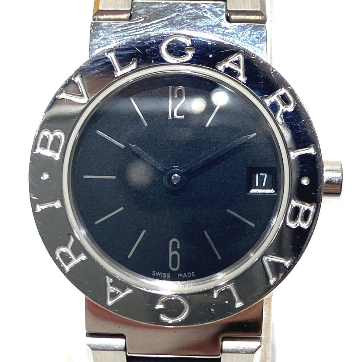 Bvlgari Bulgari BB23SS Schwarz Zifferblatt 22 mm Uhr