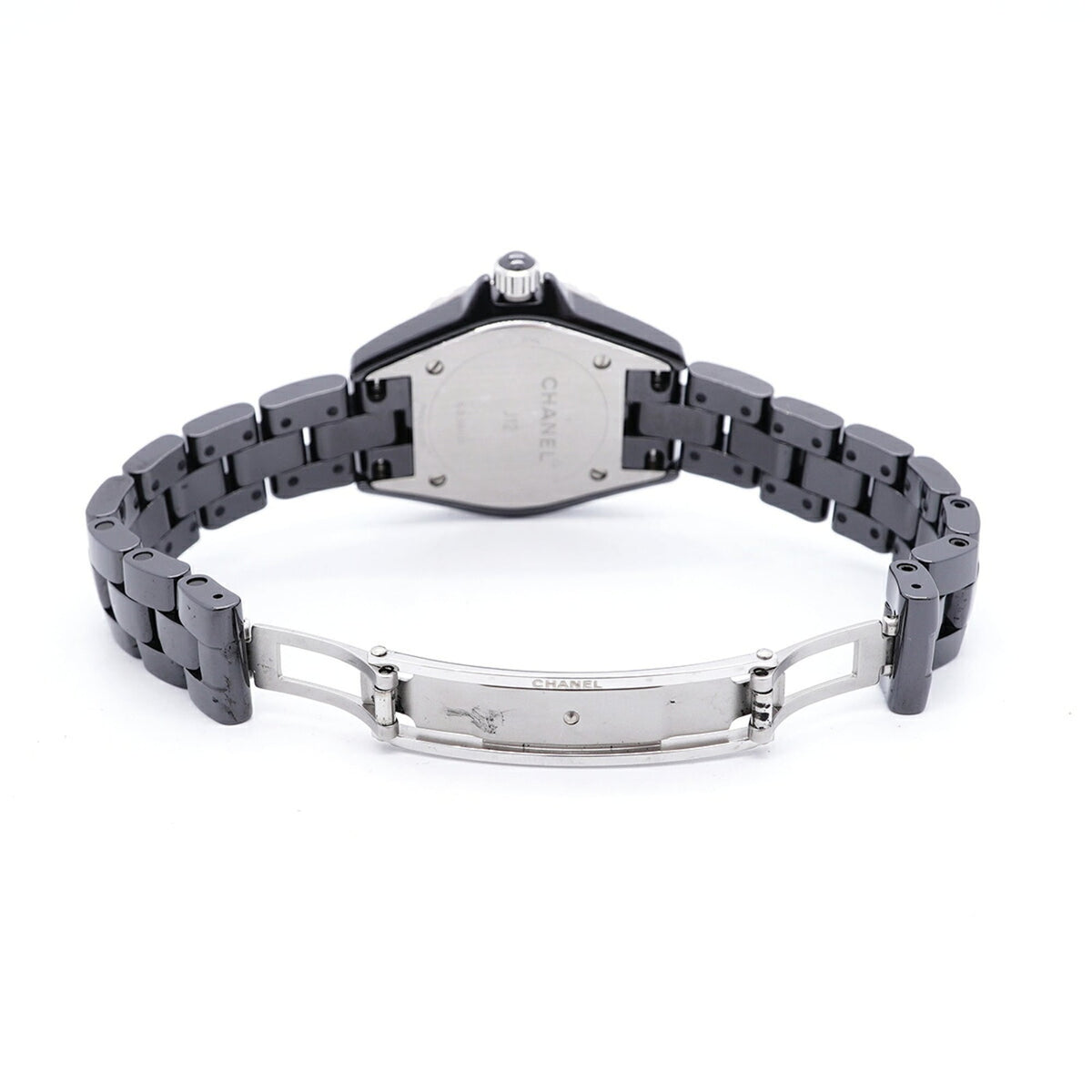Chanel J12 8P Diamond H2569 Black Dial 28mm Watch