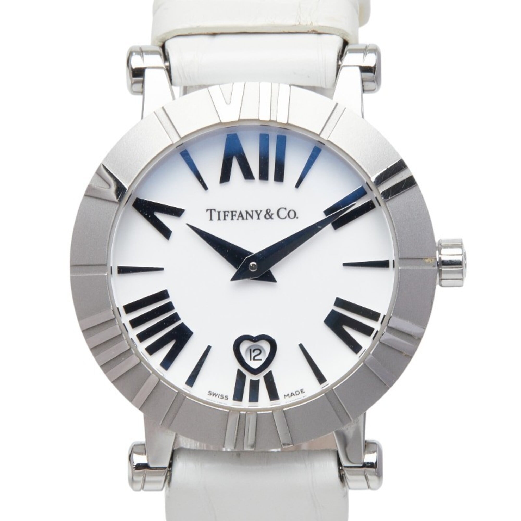 Tiffany & Co. Atlas Heart Watch Z1300.11.11A20A71A Quartz White Dial S