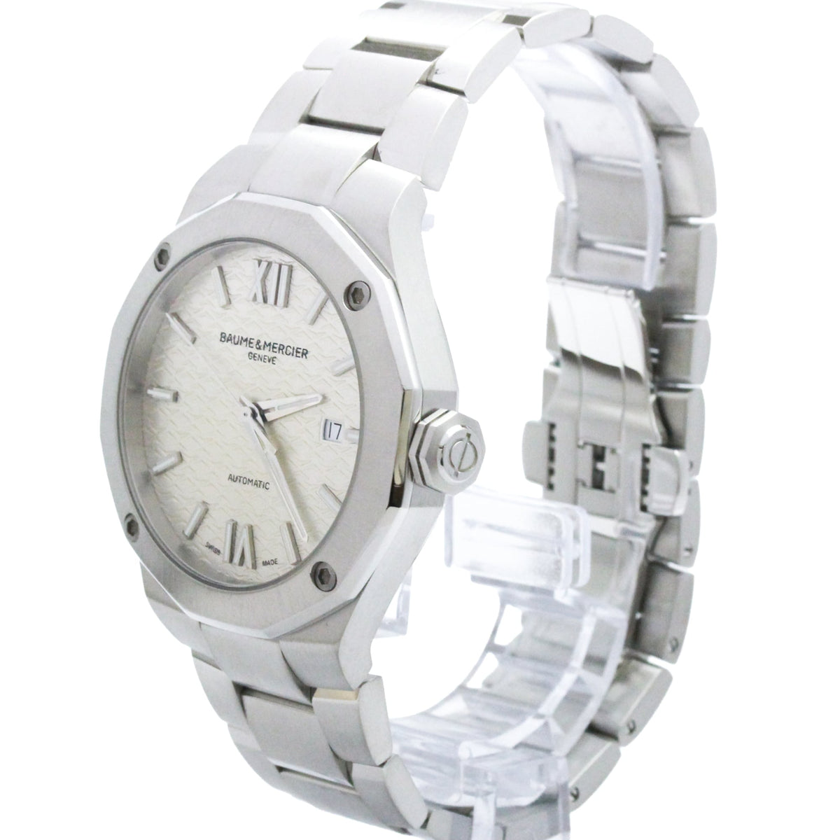Baume & Mercier Riviera M0A10622 Silber Zifferblatt 42 mm Uhr