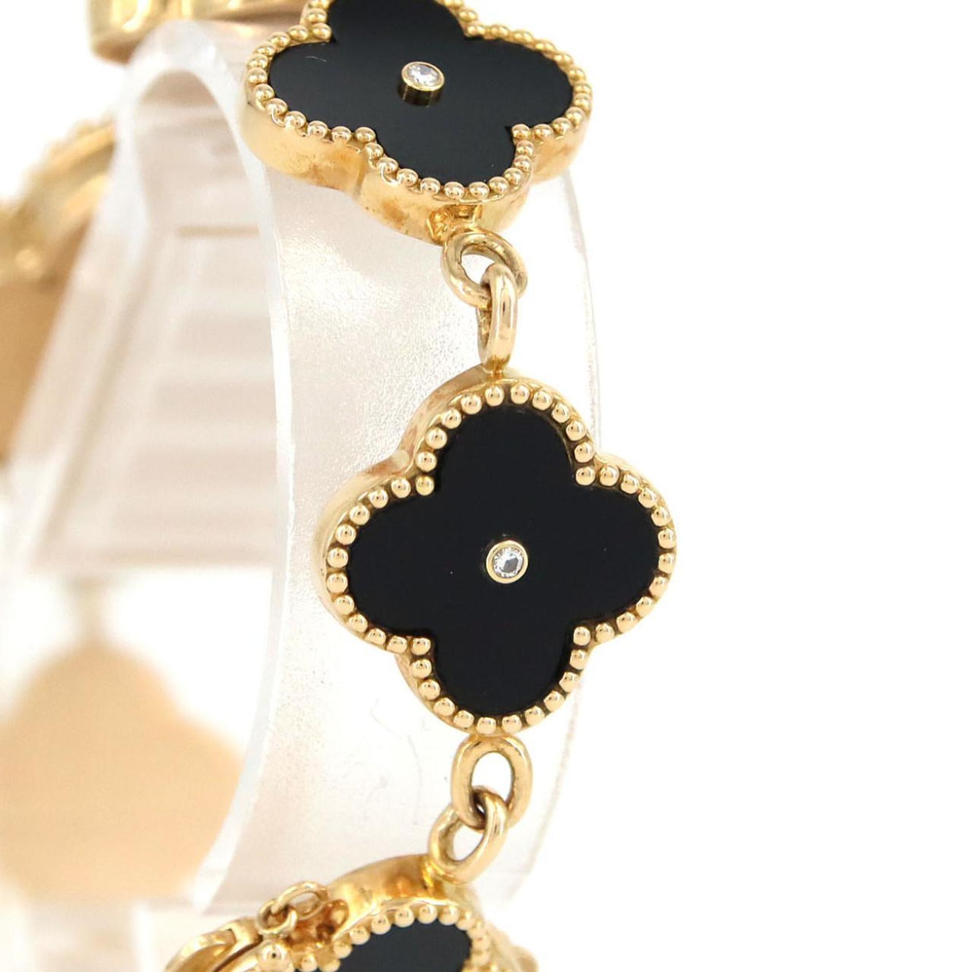 Van Cleef & Arpels Alhambra YG 4P 122974 quartzhorloge