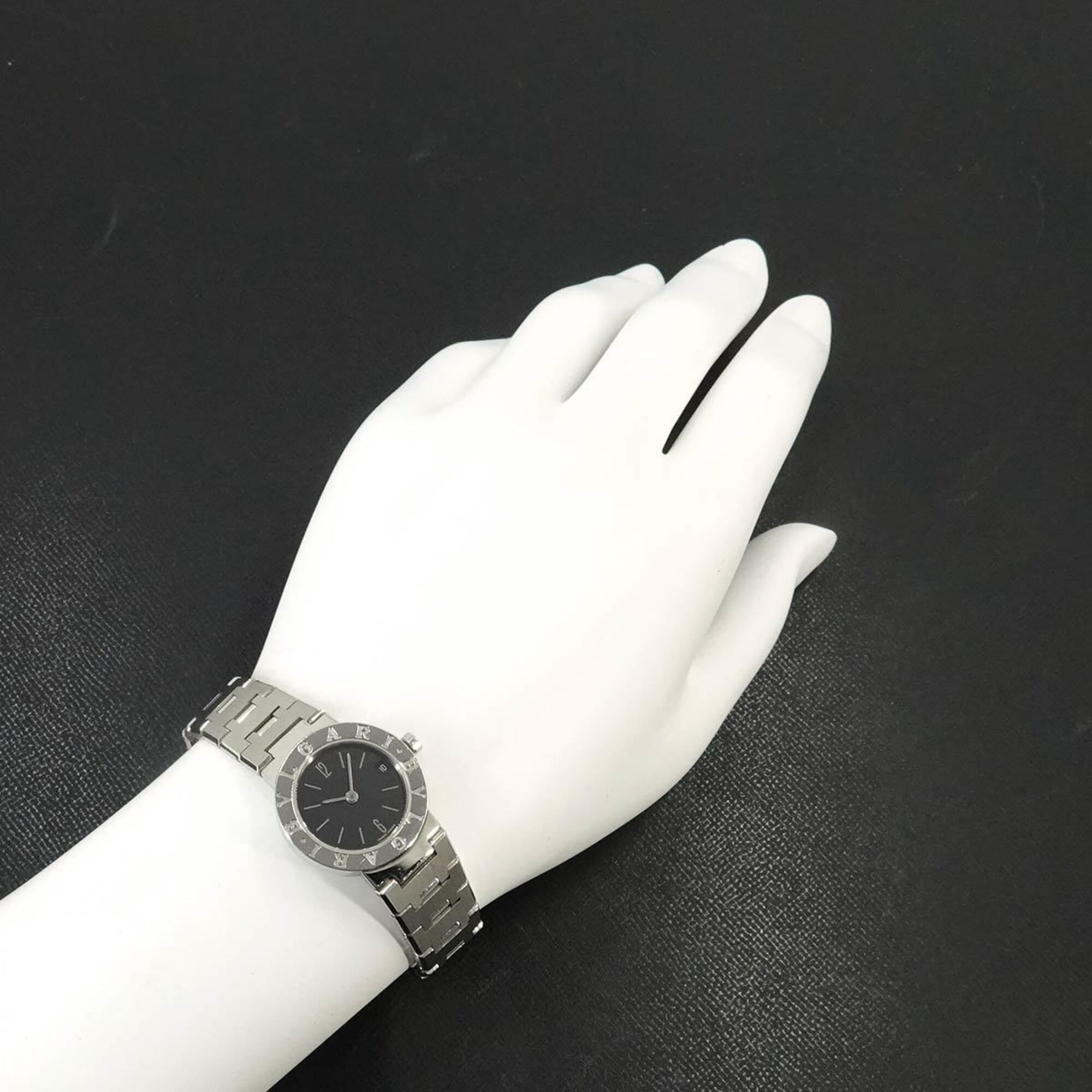 Bvlgari BB23SS Black Dial 23mm Watch