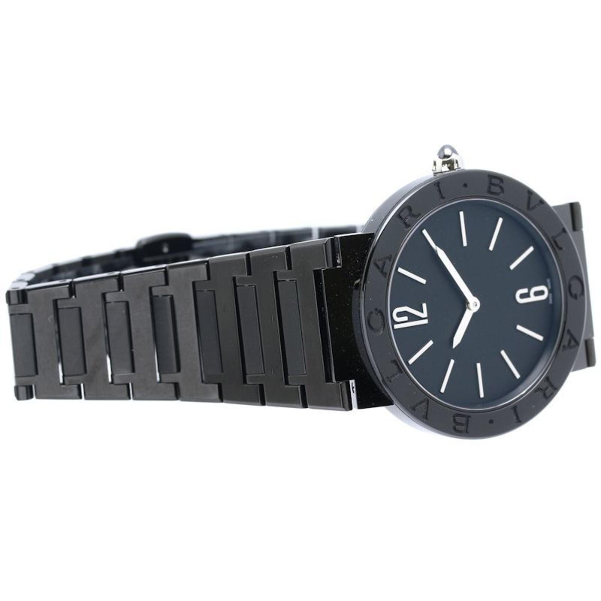 Bulgari Bulgari BBL33BSS BB33S 103557 Black Dial 33mm Watch