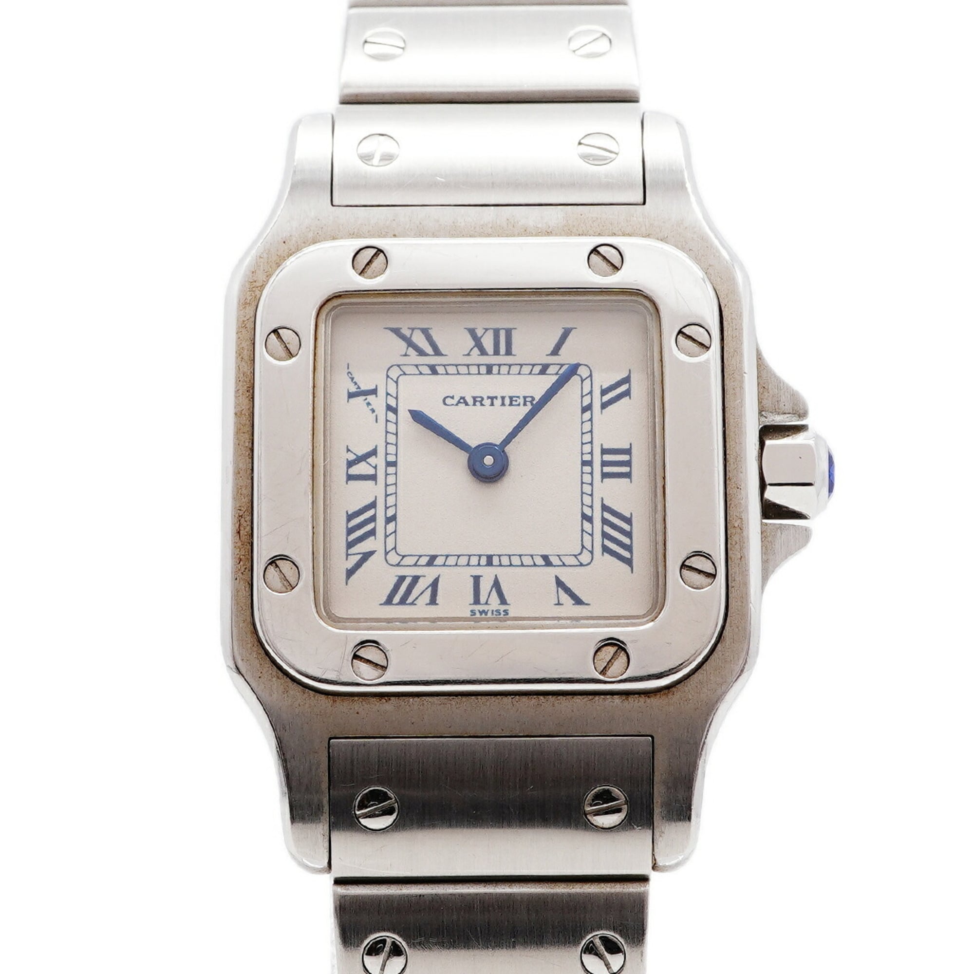 Montre Cartier Santos Galbee SM W20017D6 Ivoire avec cadran de 23 mm