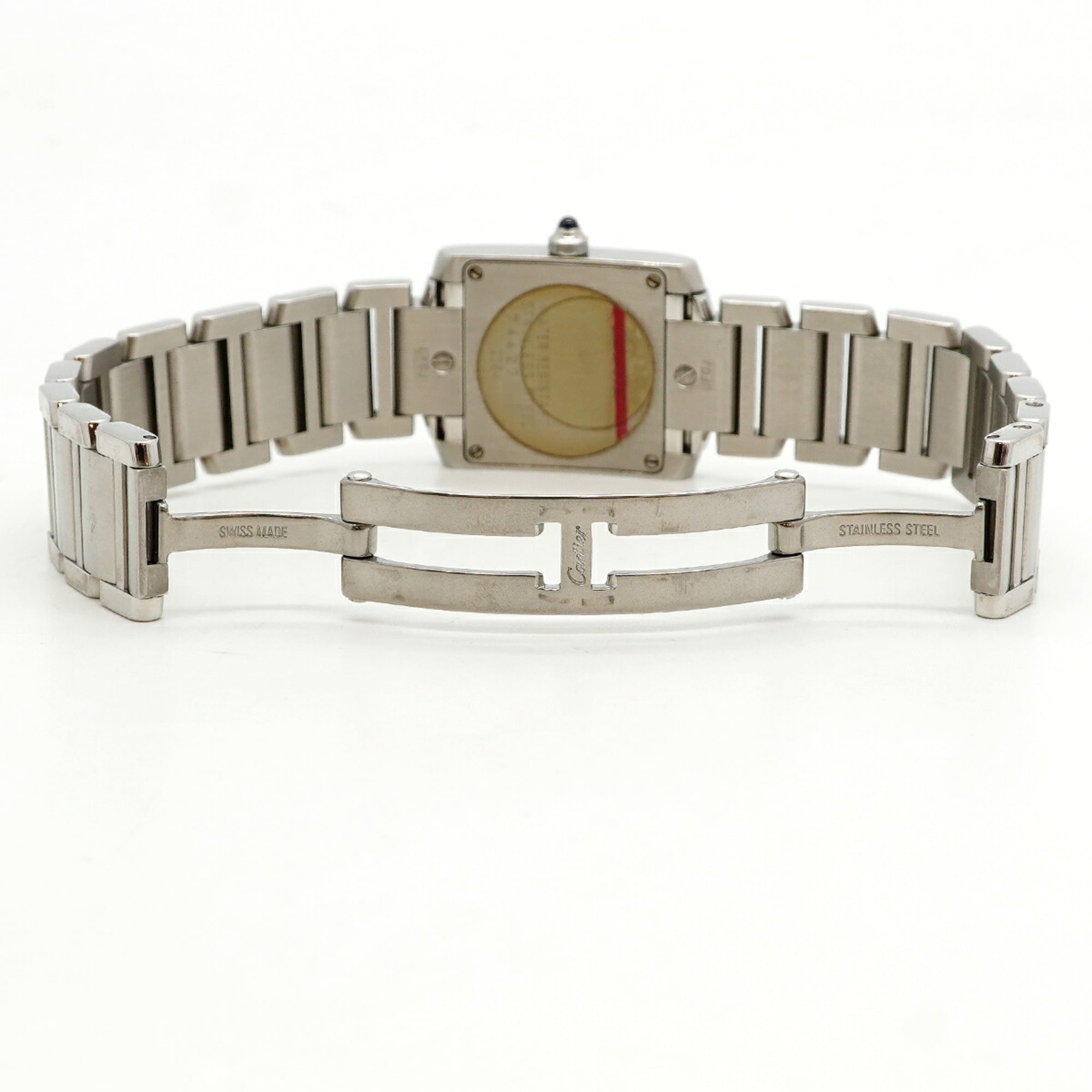 Cartier Tank Française SM W51008Q3 Ivory Dial 20mm Watch
