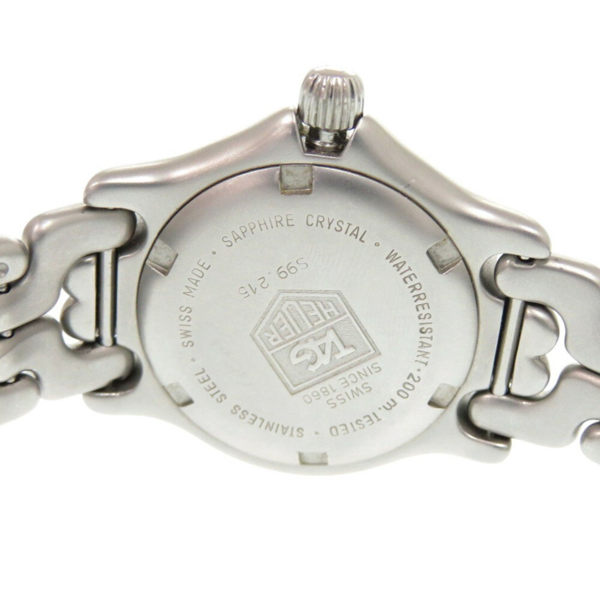 TAG Heuer S99.215 Professional 200 m roestvrij staal grijs quartzhorloge 1908TAG HEUER
