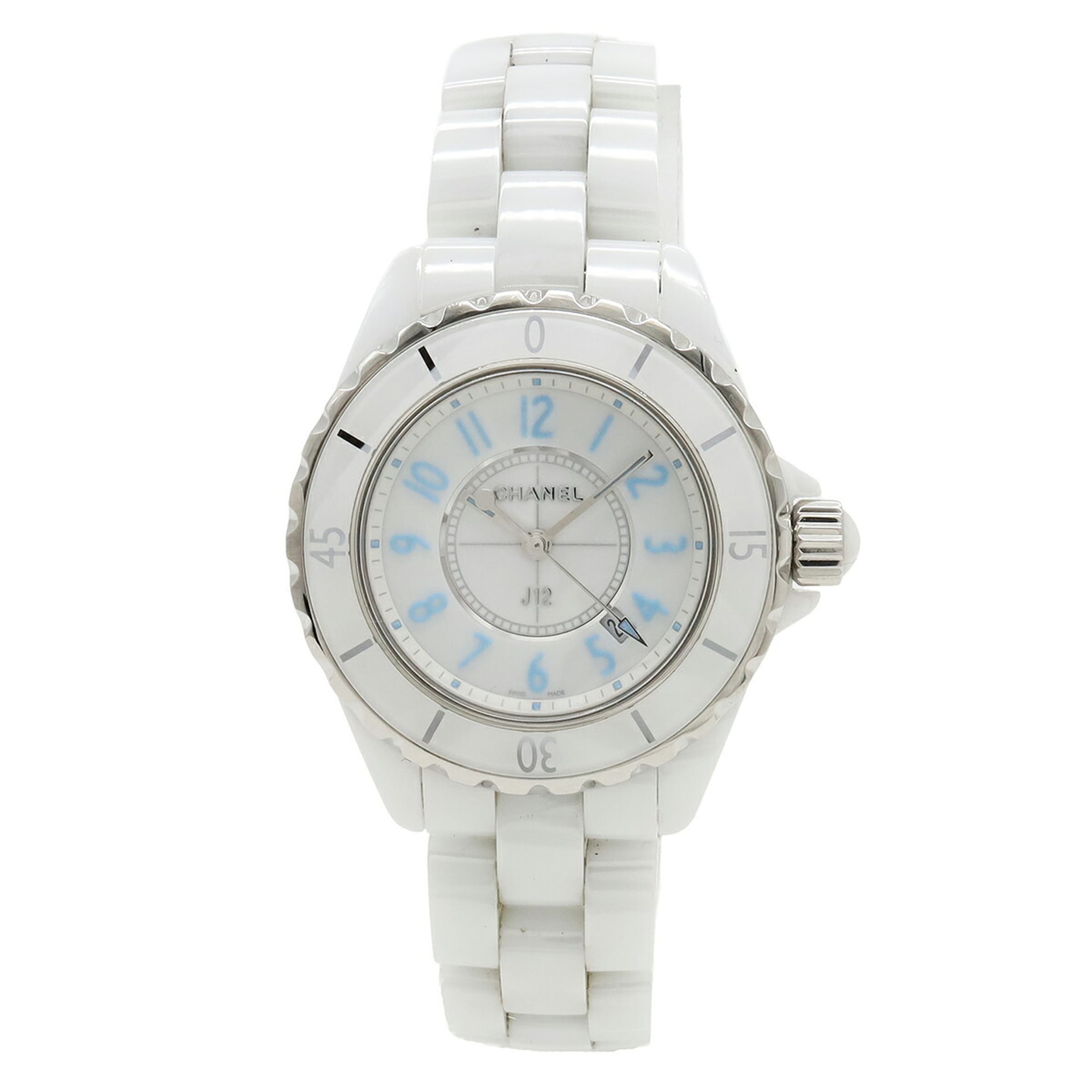 Chanel J12 H3826 White Dial 33mm Watch
