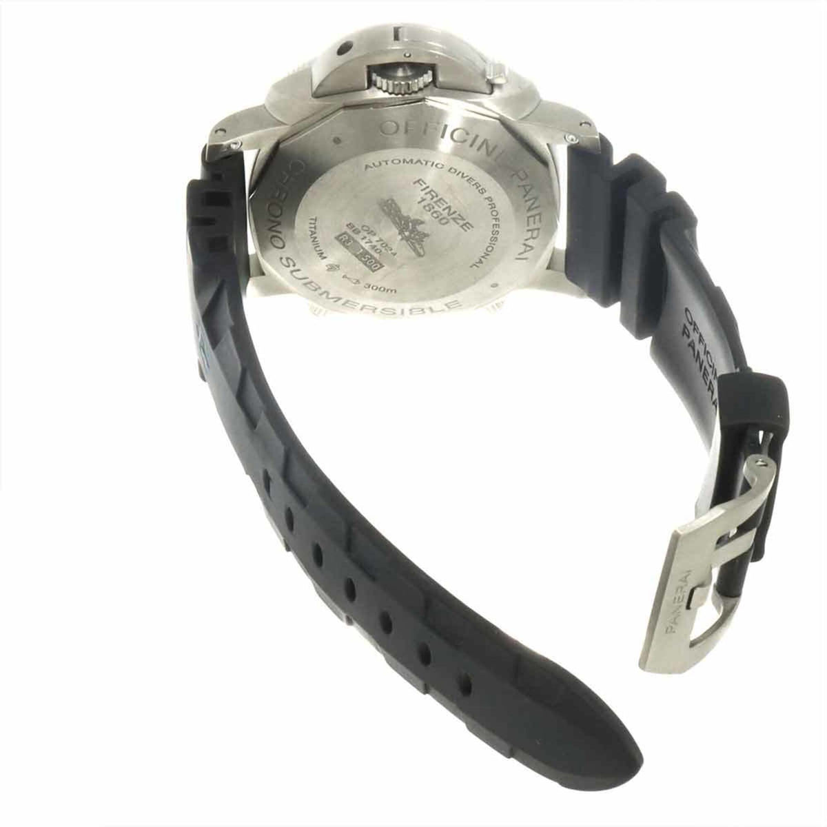 Panerai Luminor 1950 Submersible 3 Days Titanio PAM02305 Schwarz Zifferblatt 46 mm Uhr