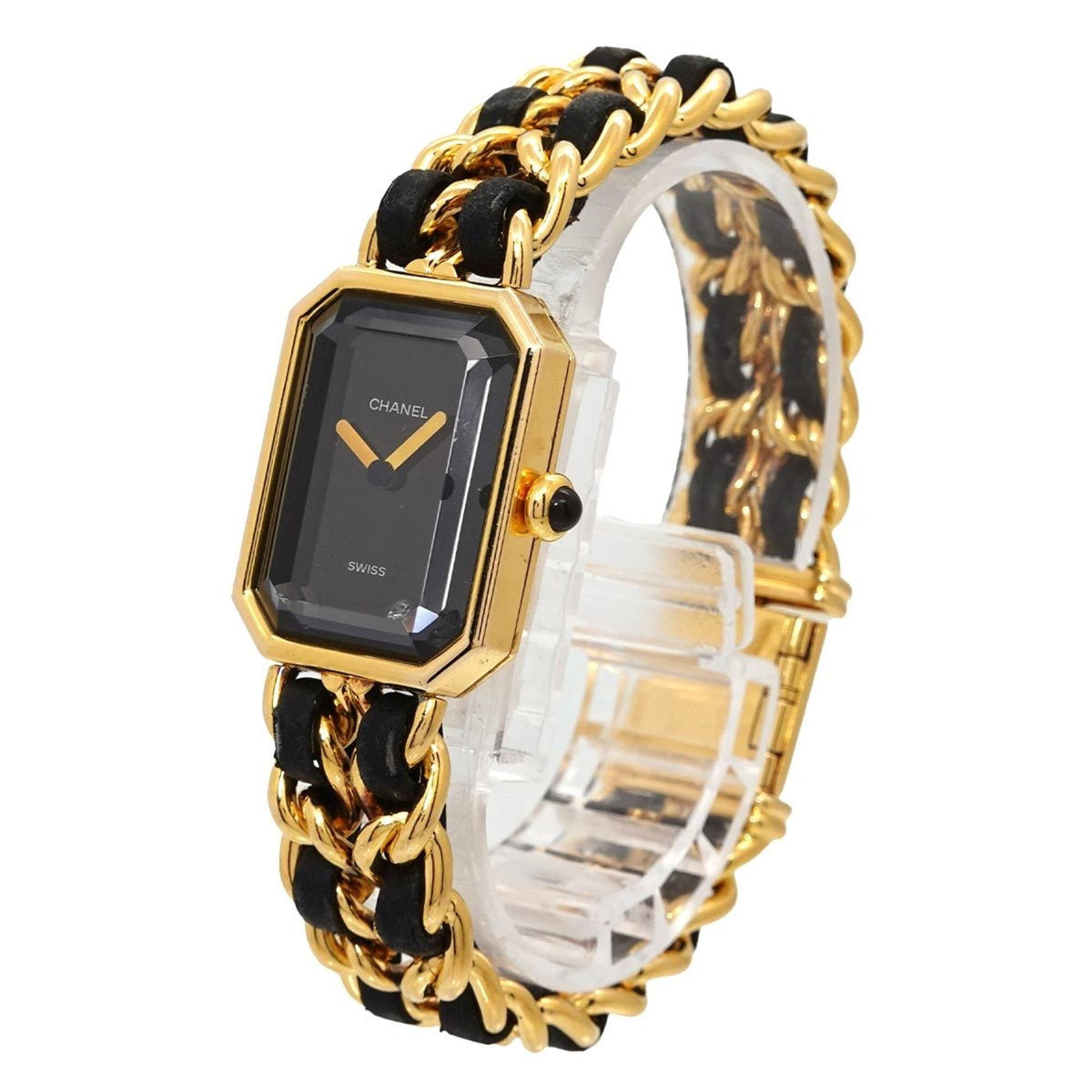 Chanel Première Large Size H0001 Black Dial 20mm Watch