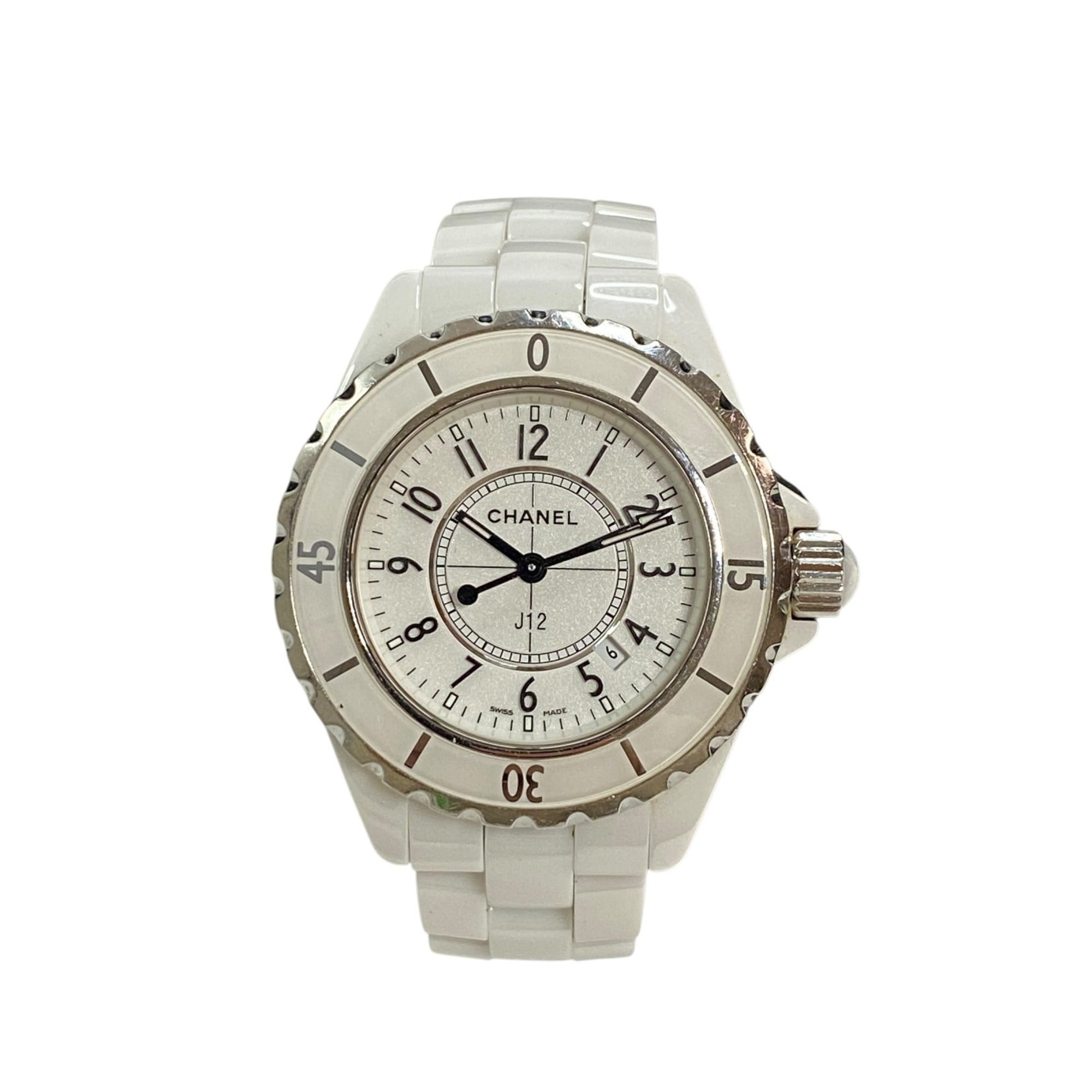 CHANEL Women's H0968 J12 White Dial CE Quartz Watch with Warranty