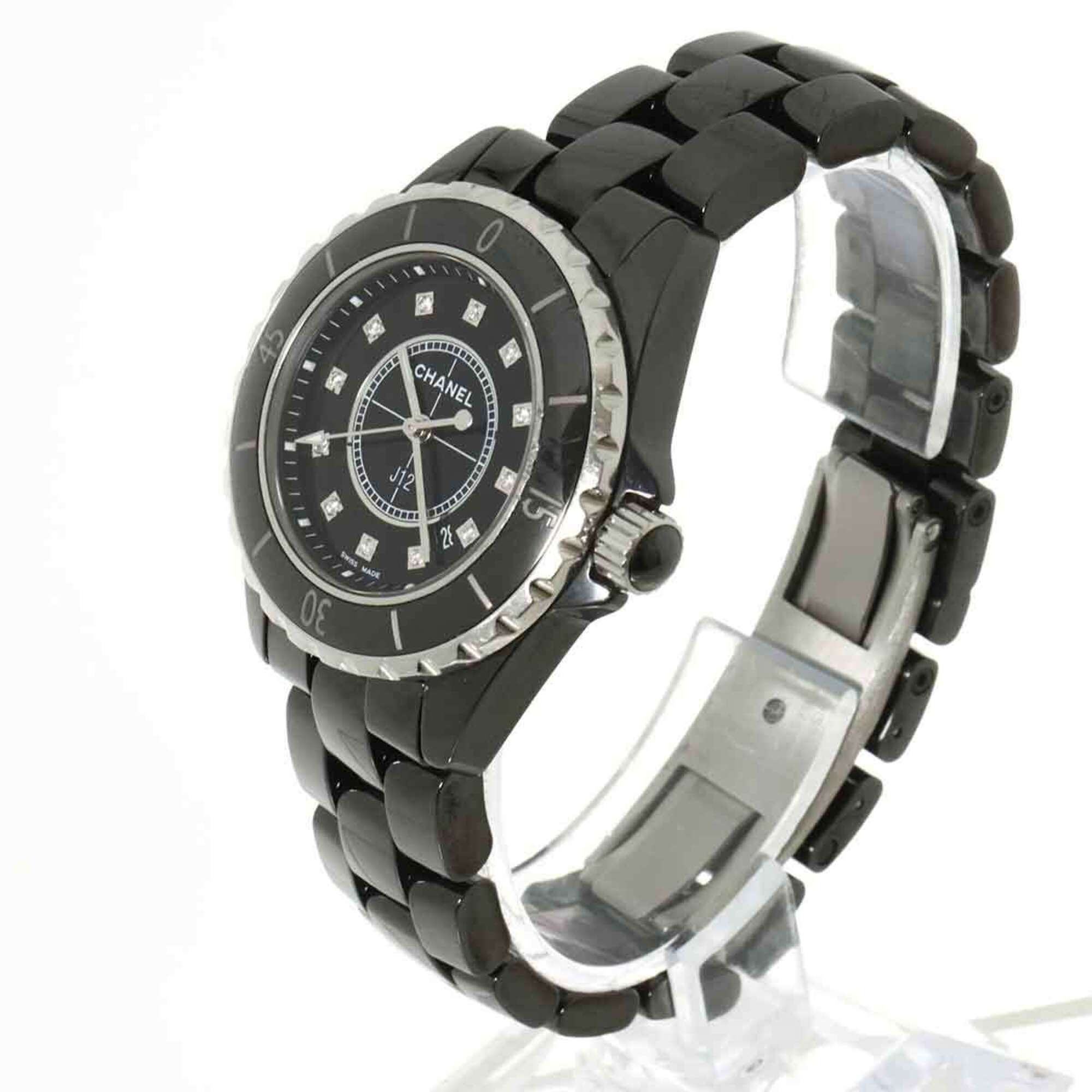 Chanel J12 33mm H1625 Black Dial 34mm Watch