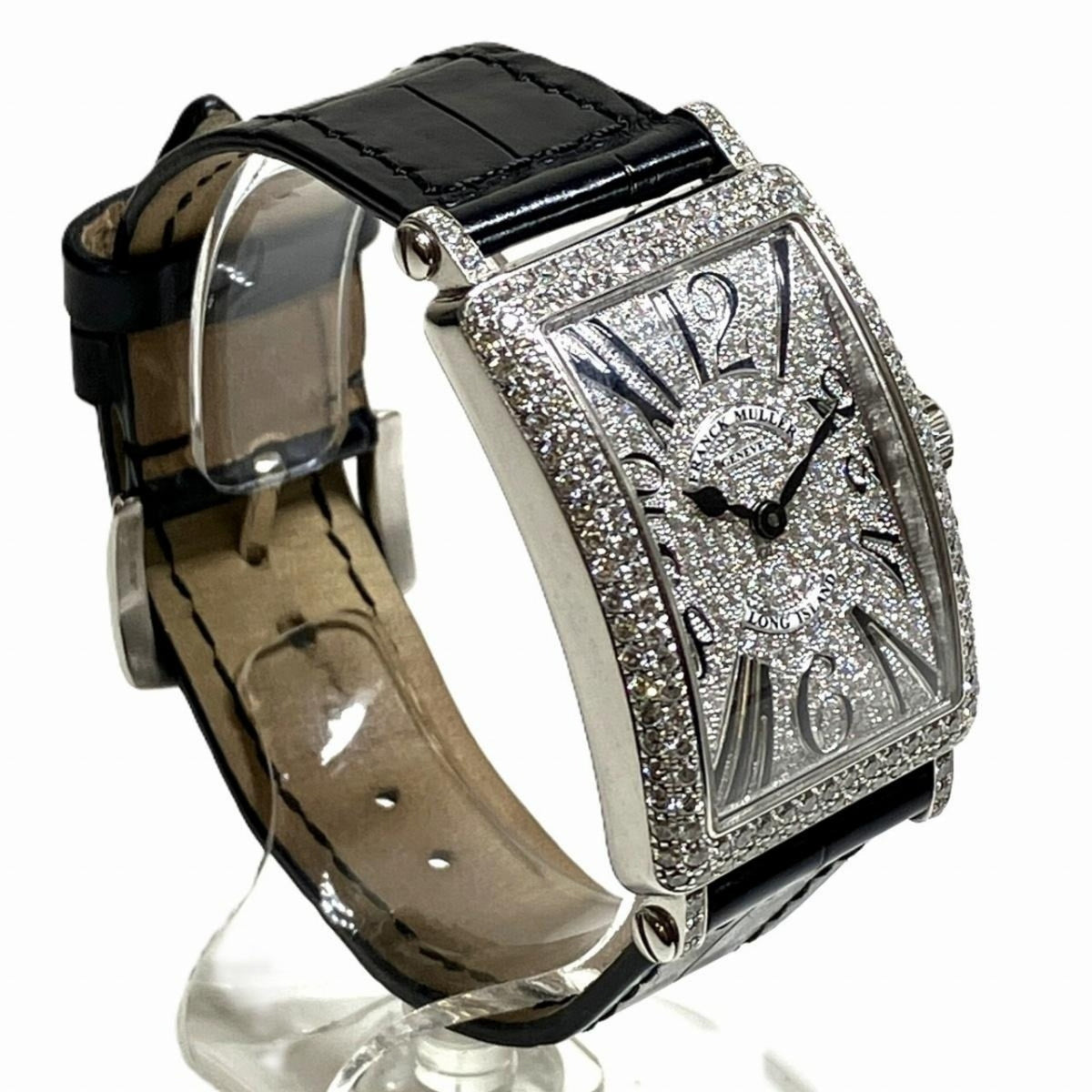 Franck Muller Long Island Ensemble Diamond 902QZ VR D CD Silber Zifferblatt 23 mm Uhr