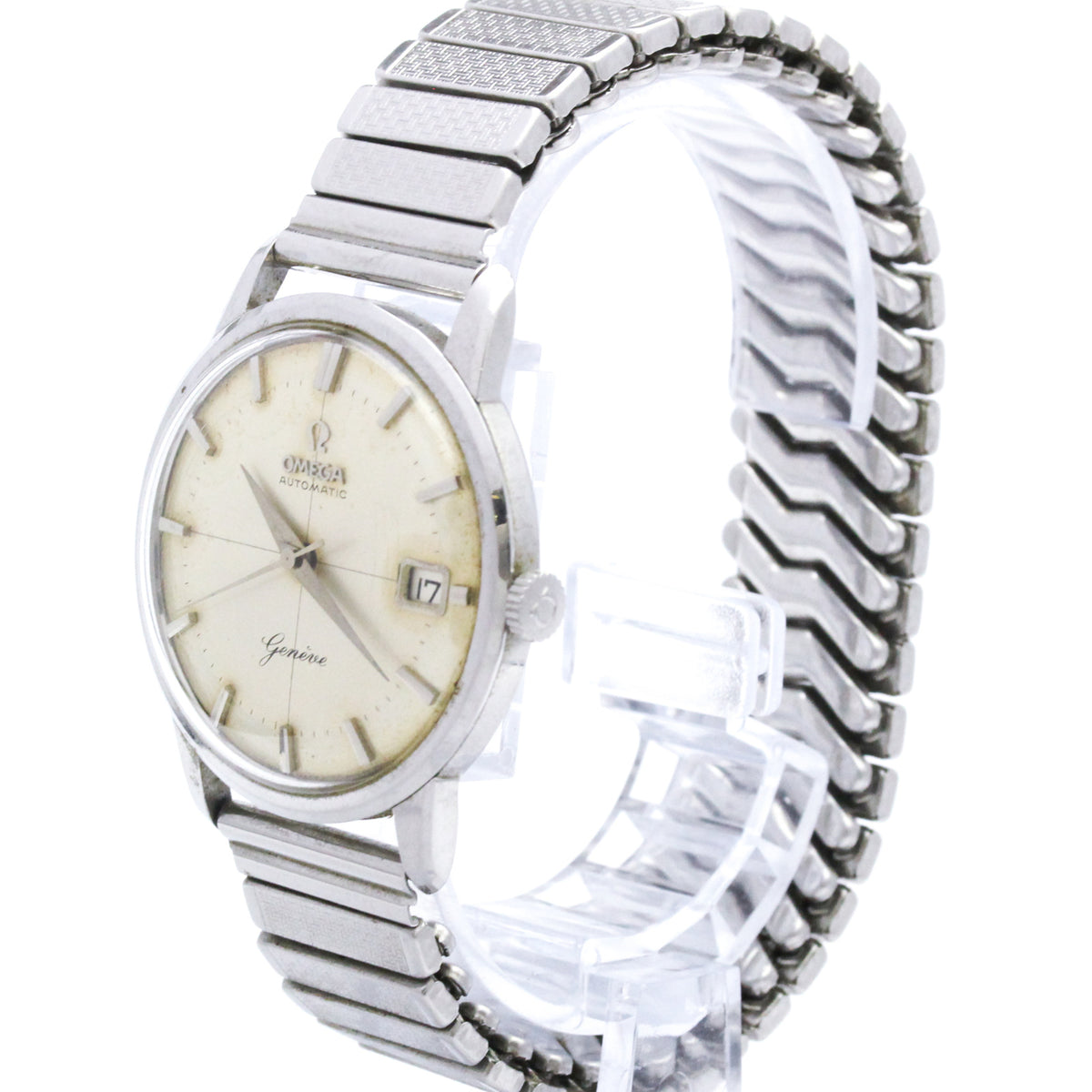 Omega Geneve 14703 Silver Dial 34mm Watch