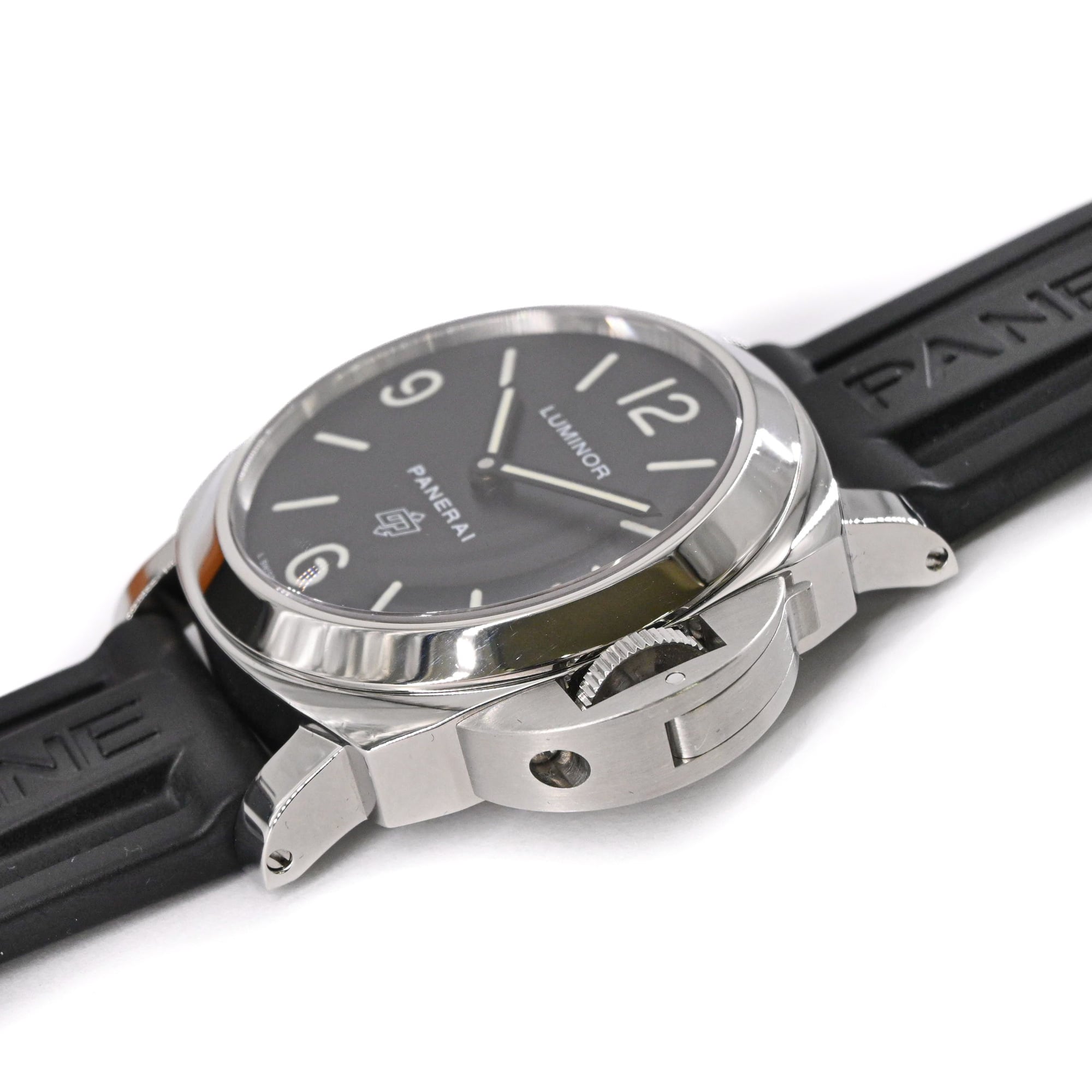 Panerai Luminor herenhorloge met handopwinding, zwarte wijzerplaat, PAM00000