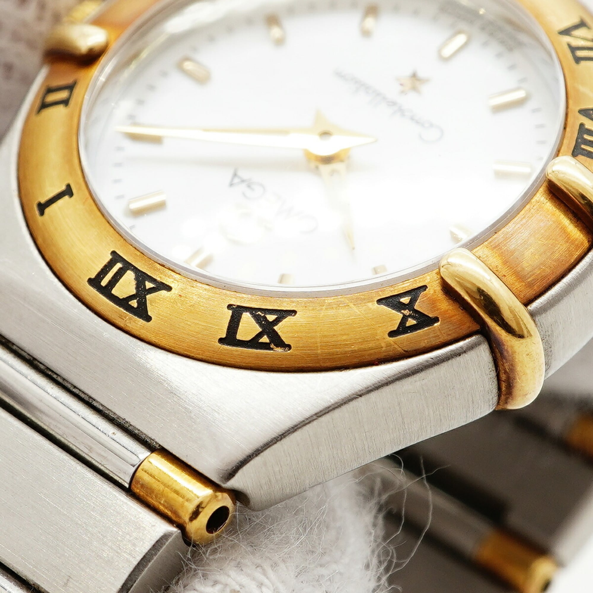 Omega Constellation 1362.7 White Dial 22mm Watch