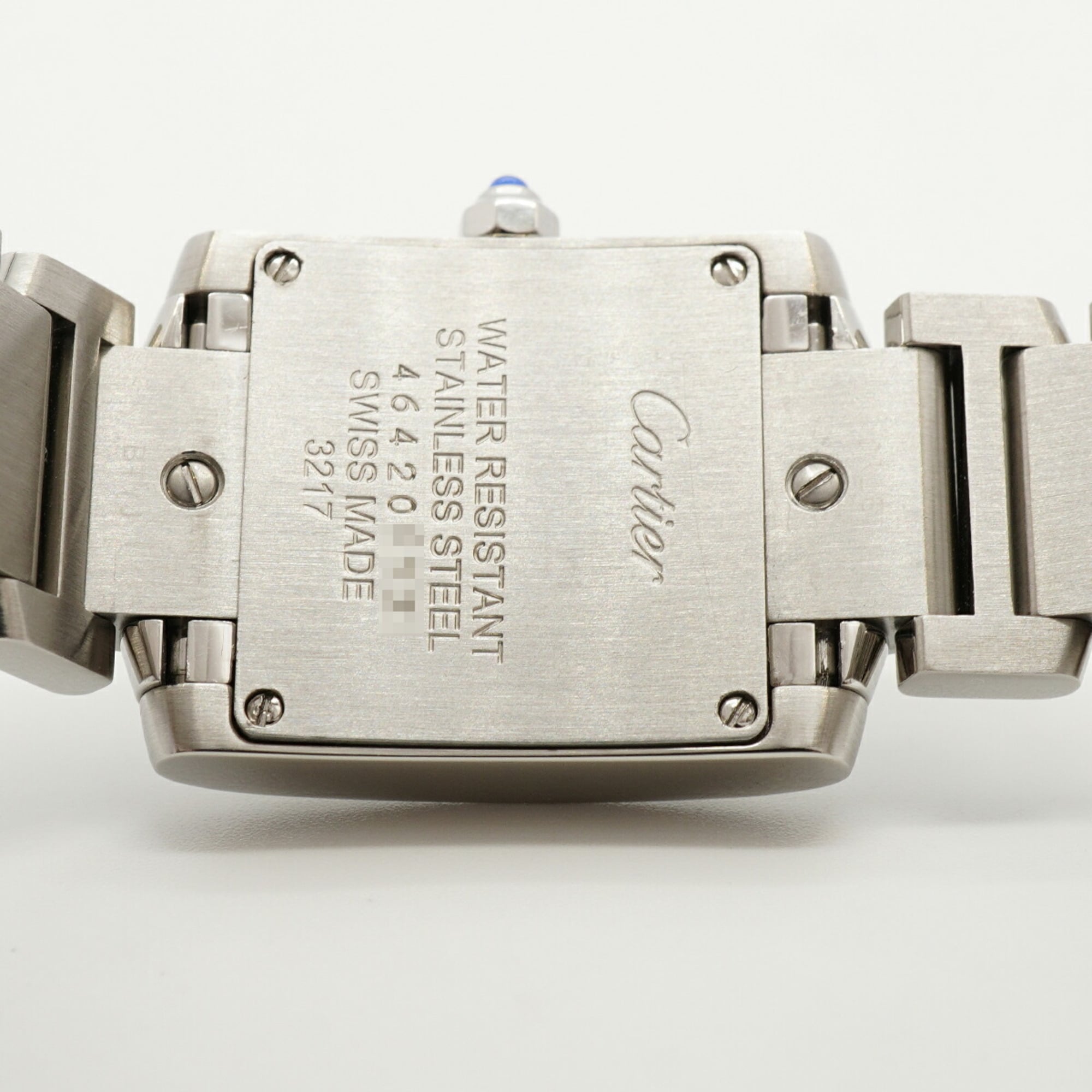 Cartier Tank WE110006 Silver Dial Stainless steel 20mm Watch