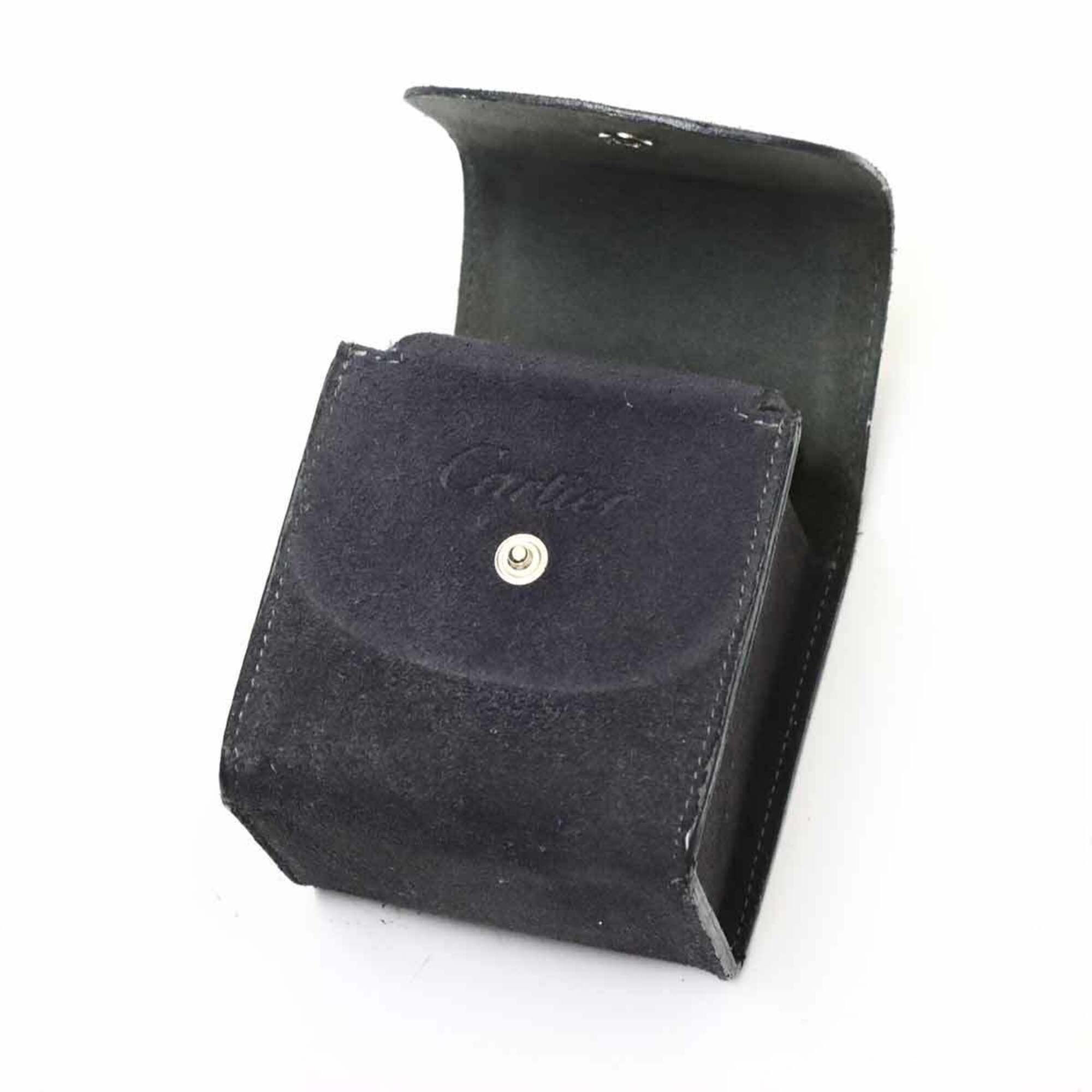Cartier Santos Round 83738788 Men's Watch White 18KYG Yellow Gold Solid Quartz