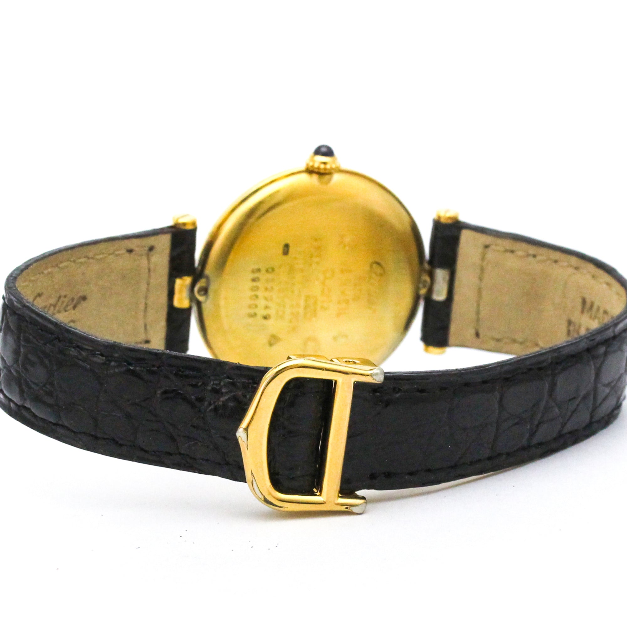 Cartier Must 590003 Black Dial 30mm Watch