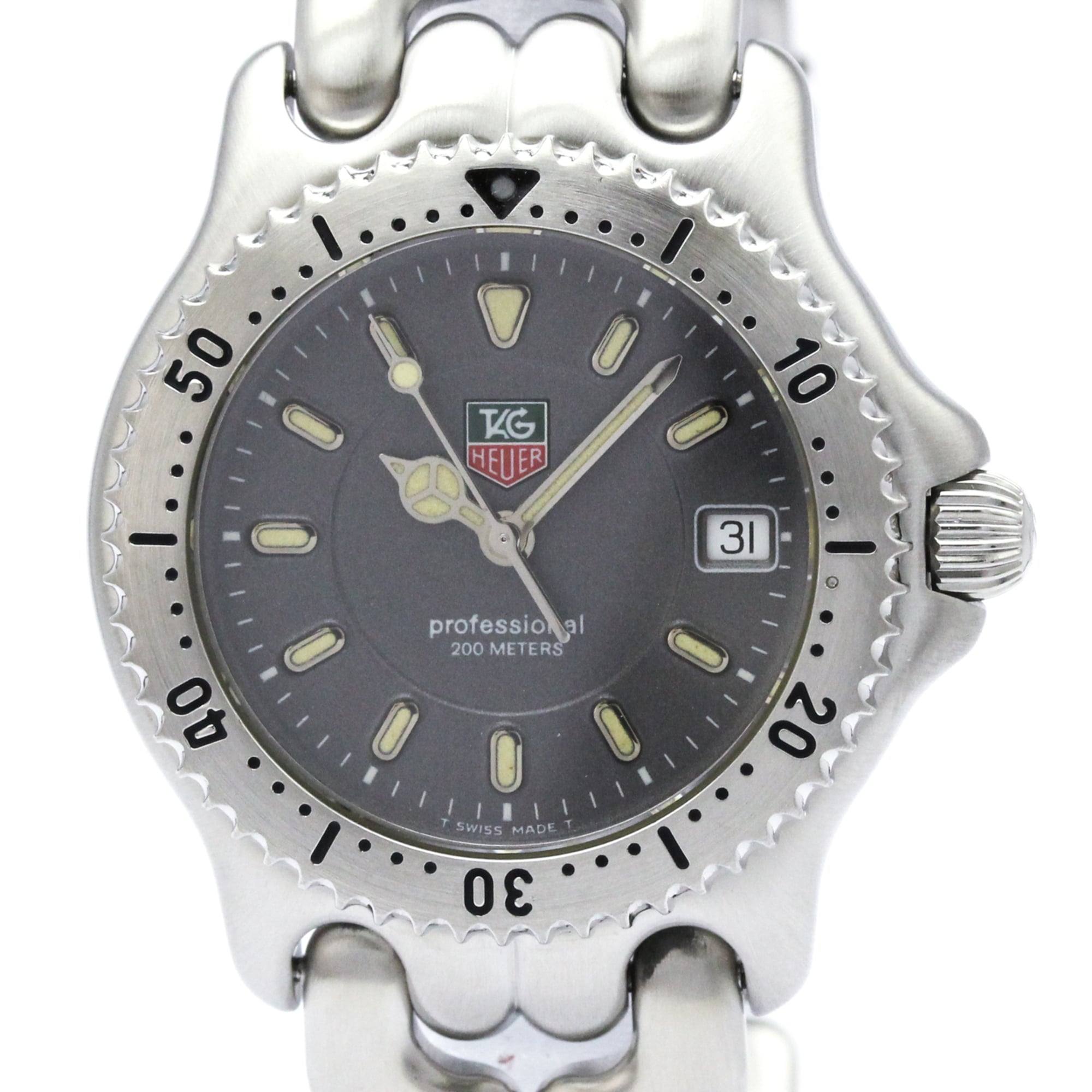 TAG HEUER Sel Professional 200M Quartz Mid Size Watch WG1213 Polished