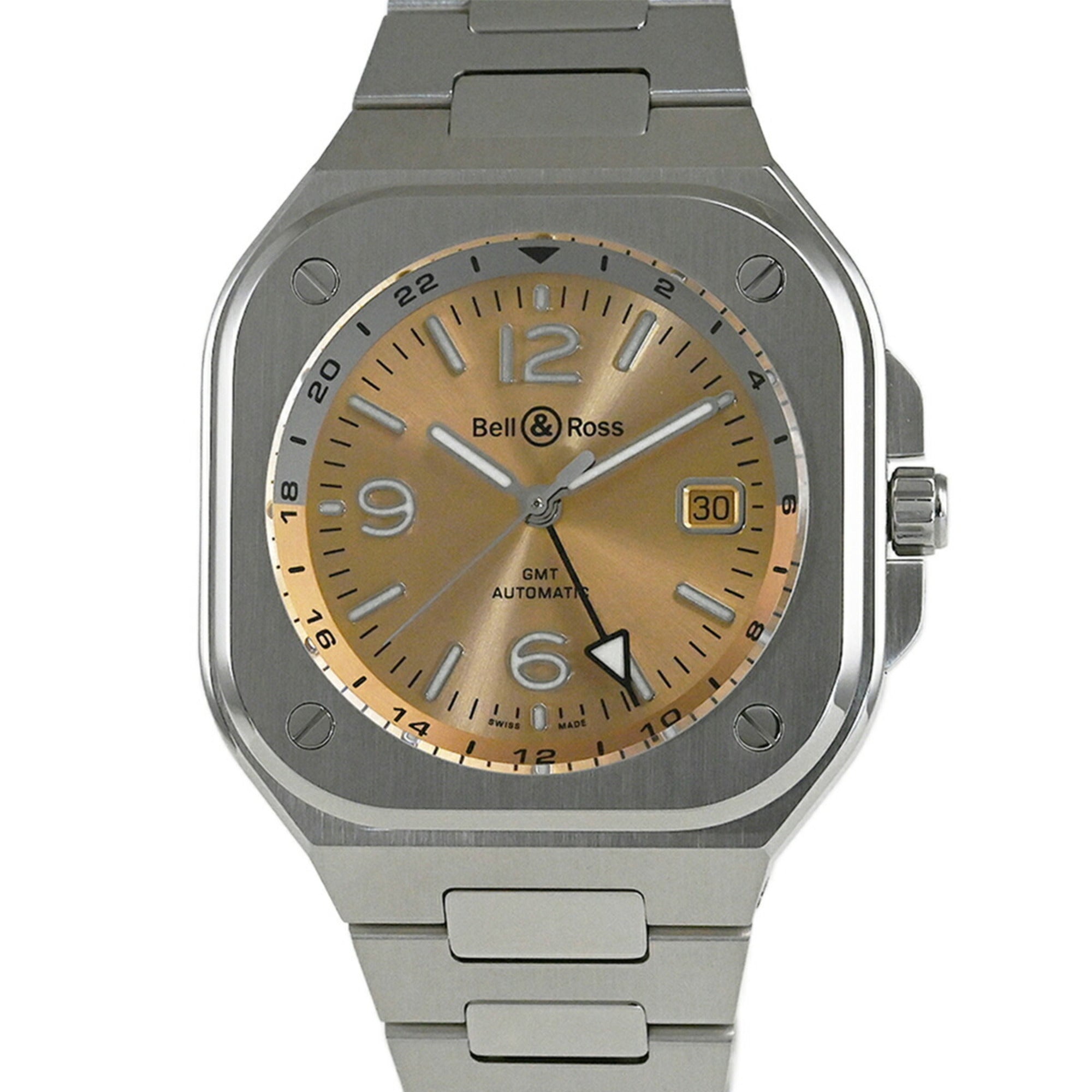 Bell & Ross BR 05 GMT Amber Watch, Japan Limited Edition (99 pieces), BR05G-CH-ST SST