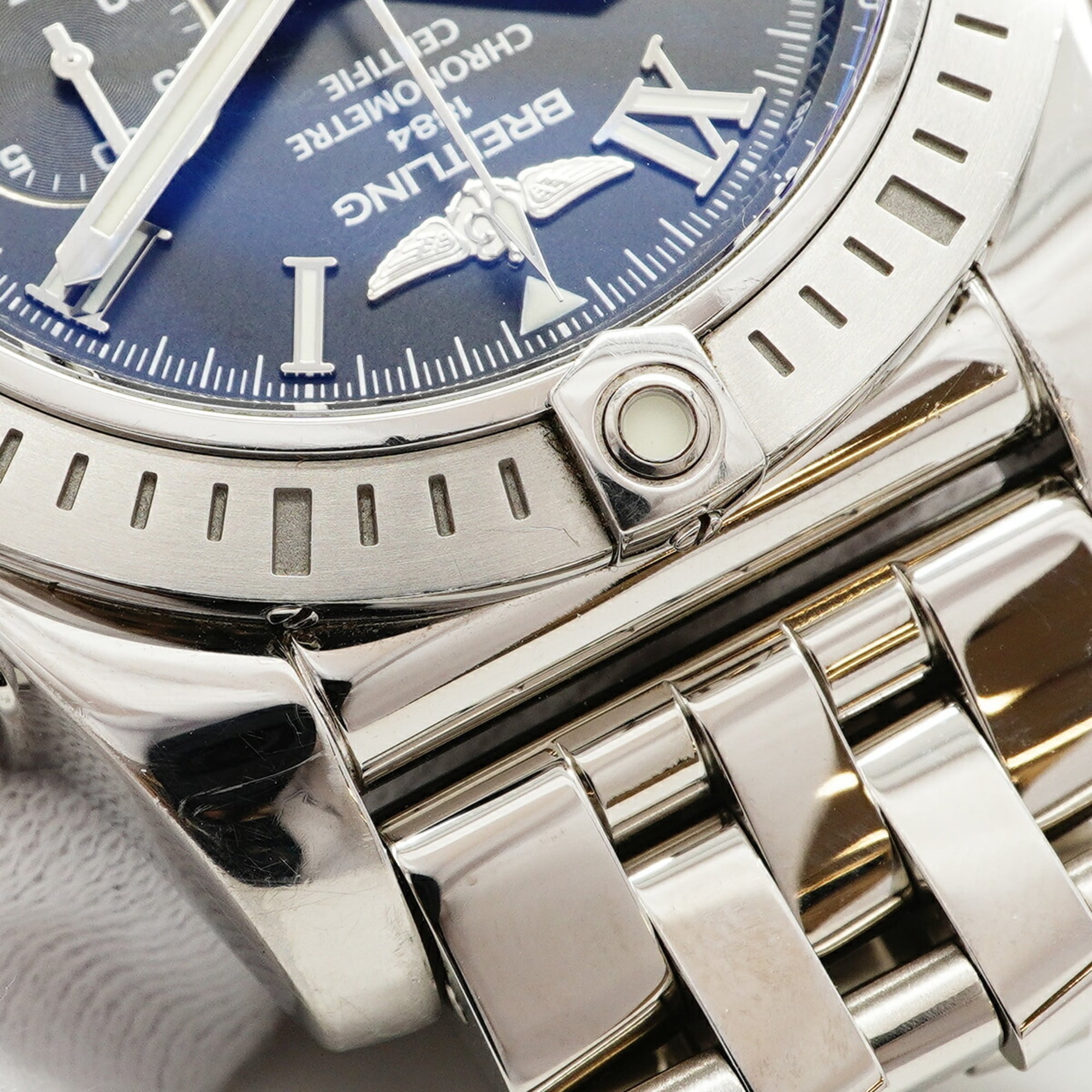 Breitling Chronomat AB01153A/AB0115 Black Dial Stainless steel 43mm Watch
