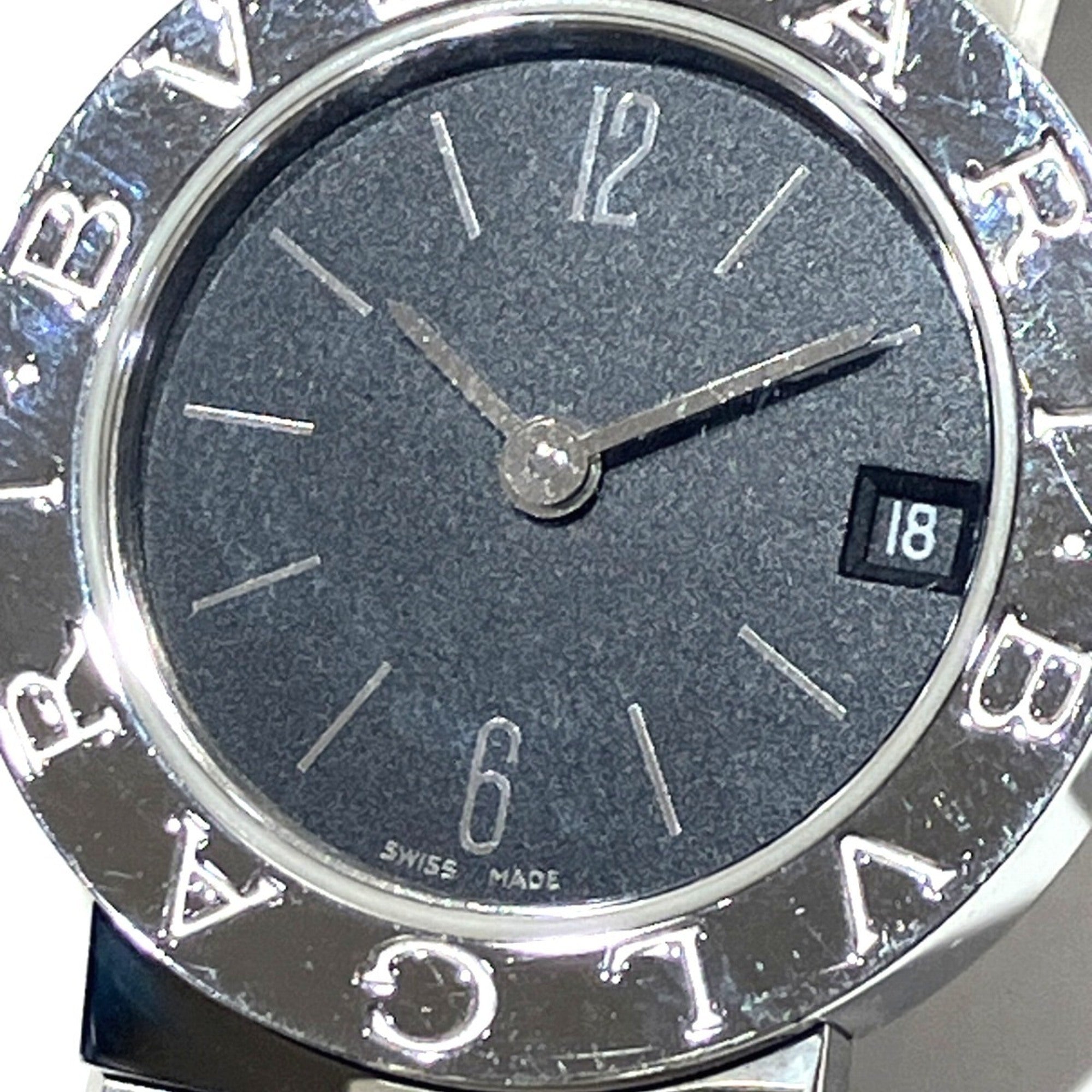 Bvlgari Bulgari BB23SS Schwarz Zifferblatt 22 mm Uhr
