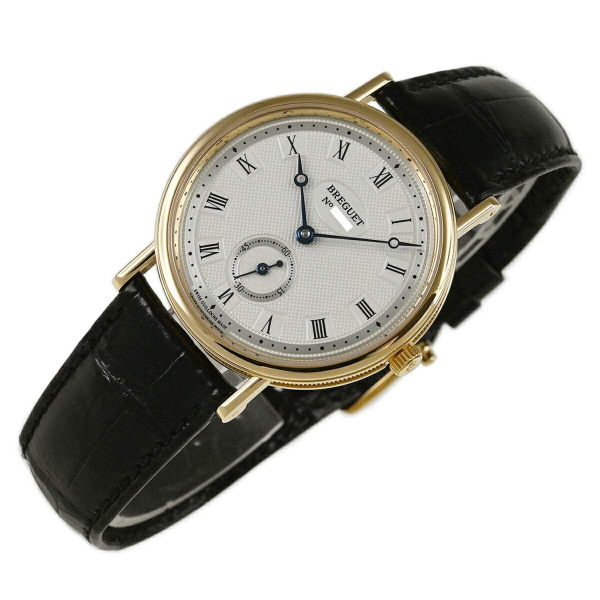 Montre Breguet Classic 3910BA/15/984, cadran argenté, 34 mm