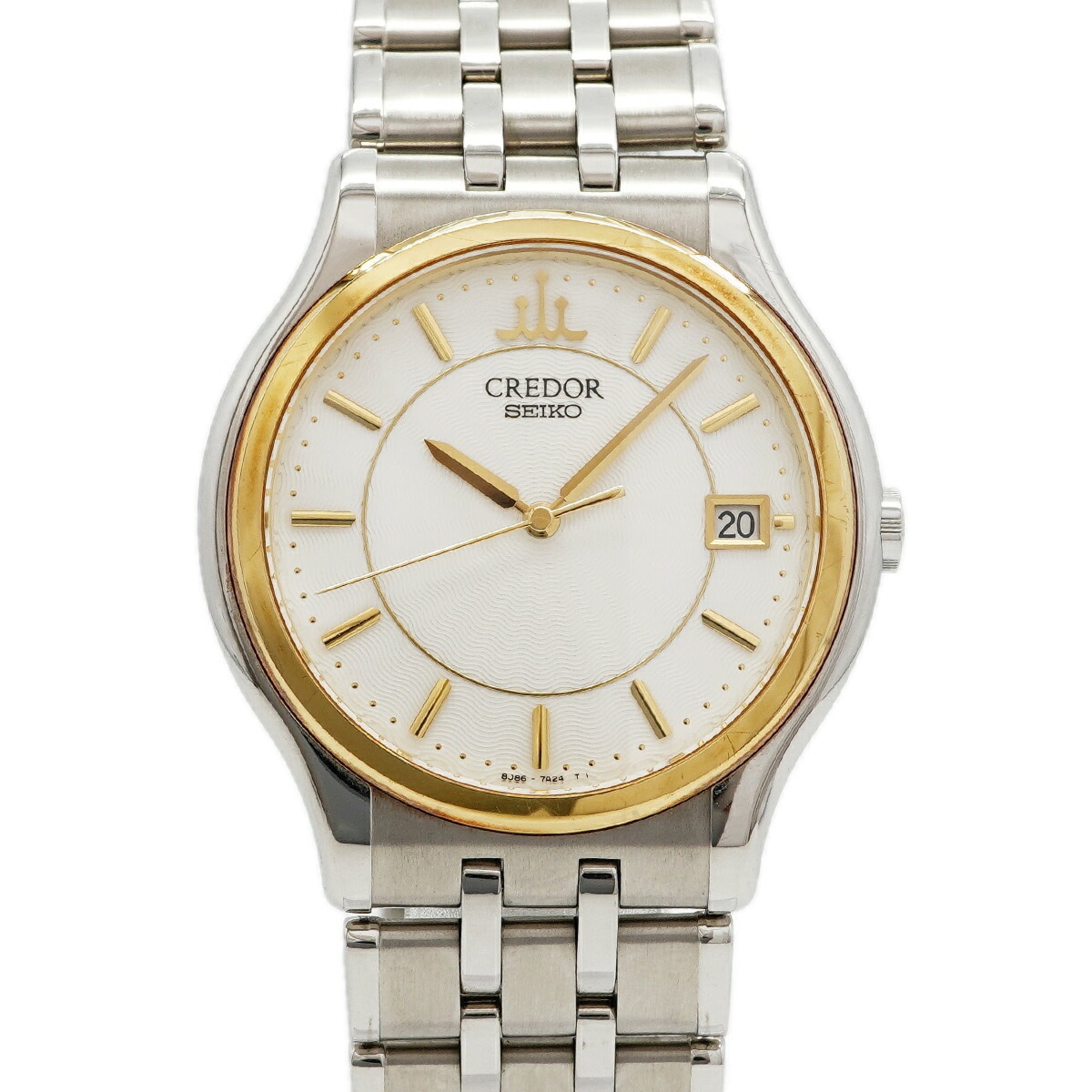 Seiko Credor GCAZ010 8J86-7A00 Silver Dial