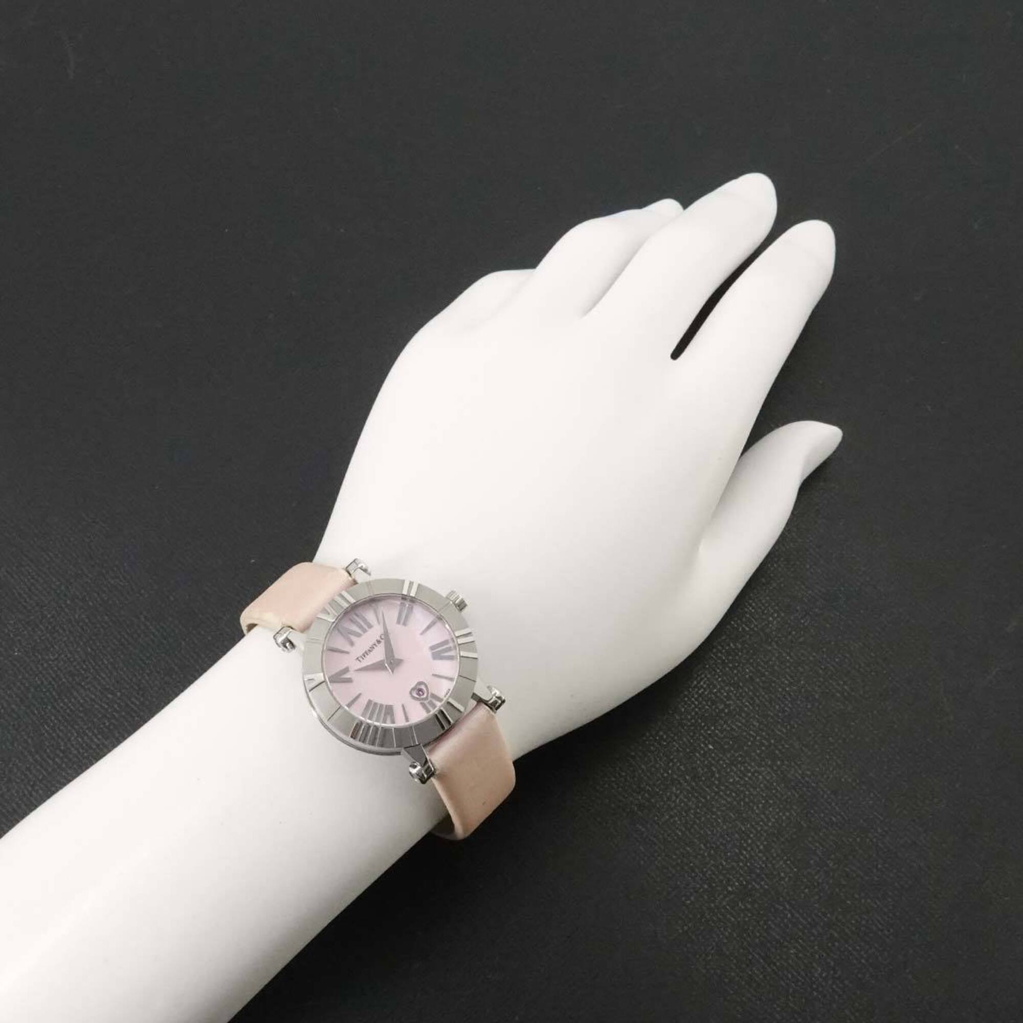 Tiffany Atlas Z1300 11 11A31A41A Pink Dial 30mm Watch