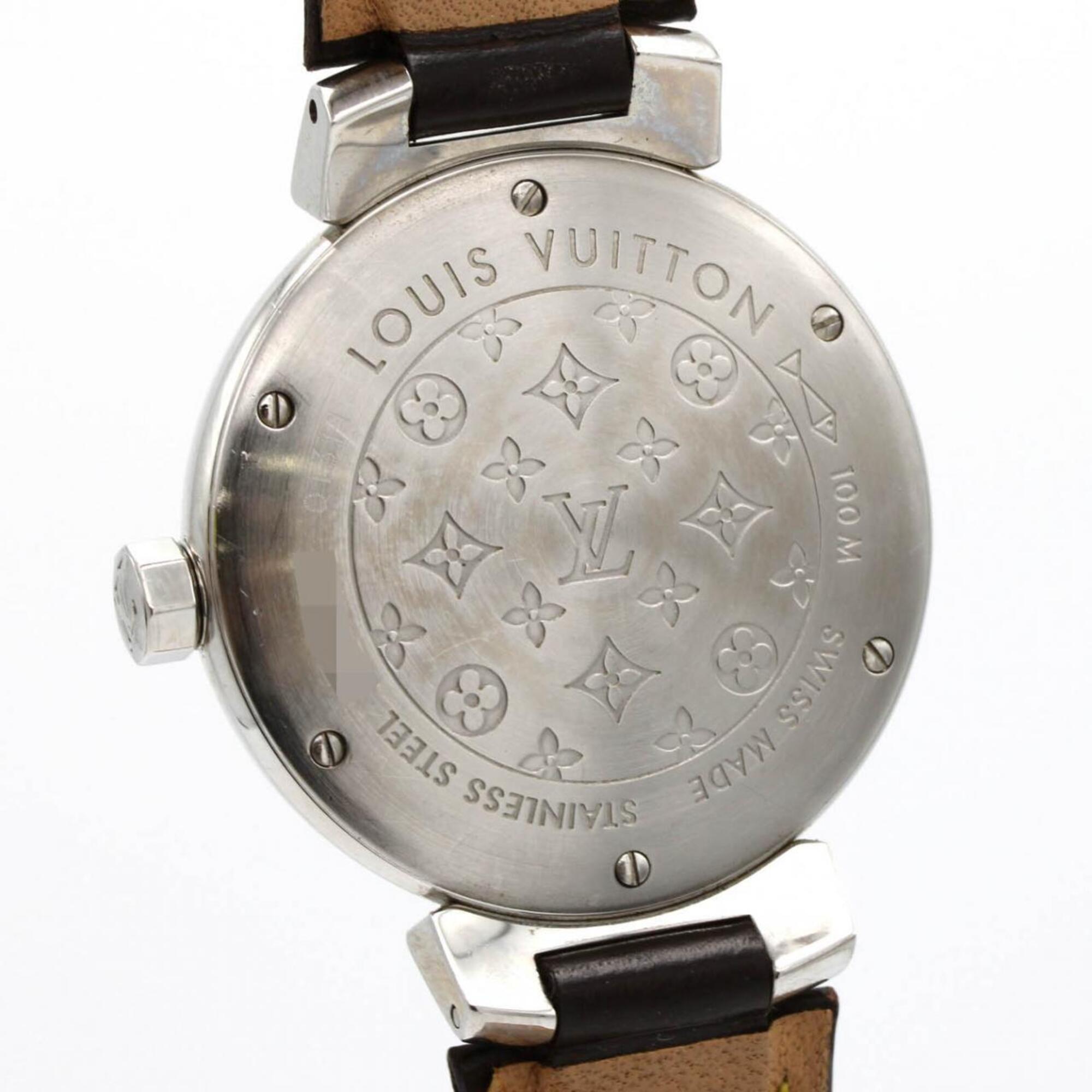 Montre Louis Vuitton Tambour Q1311 Brun avec cadran de 34 mm