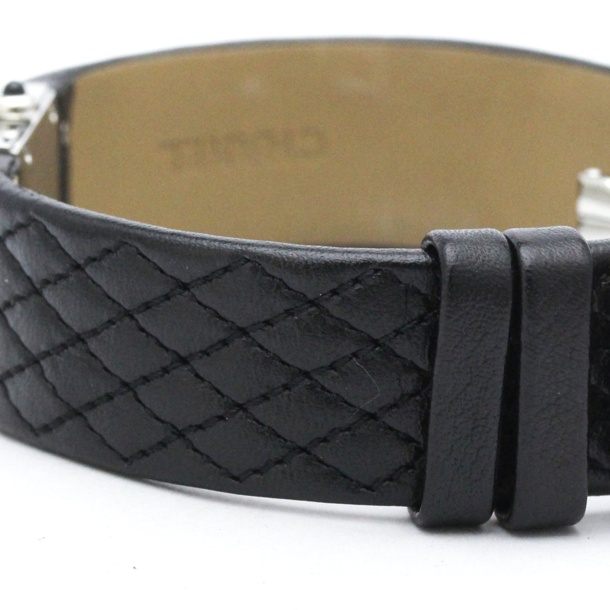 Chanel Matelasse H0116 Schwarz Zifferblatt 19 mm Uhr