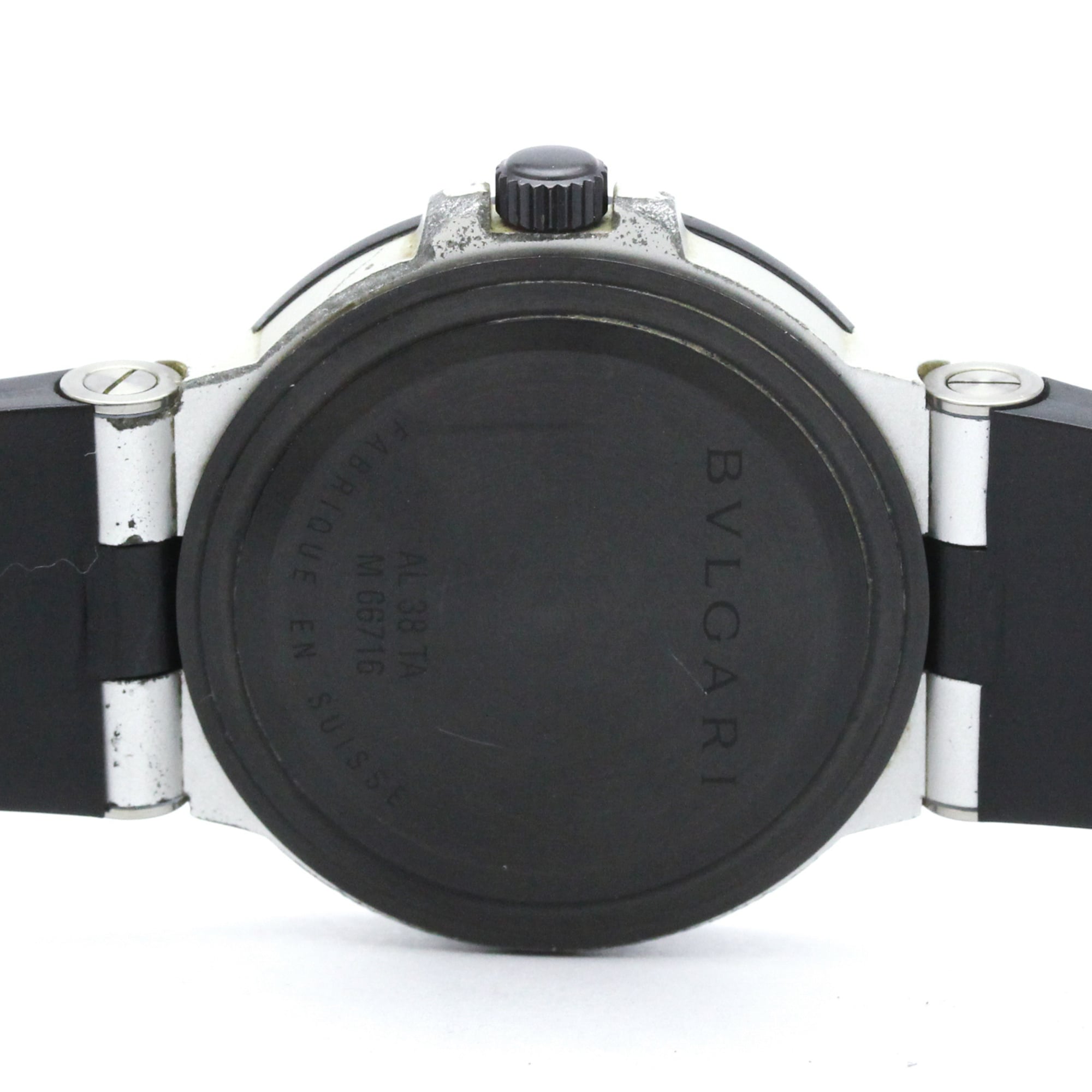 Bulgari Aluminium AL38TA Silver Dial 38mm Watch