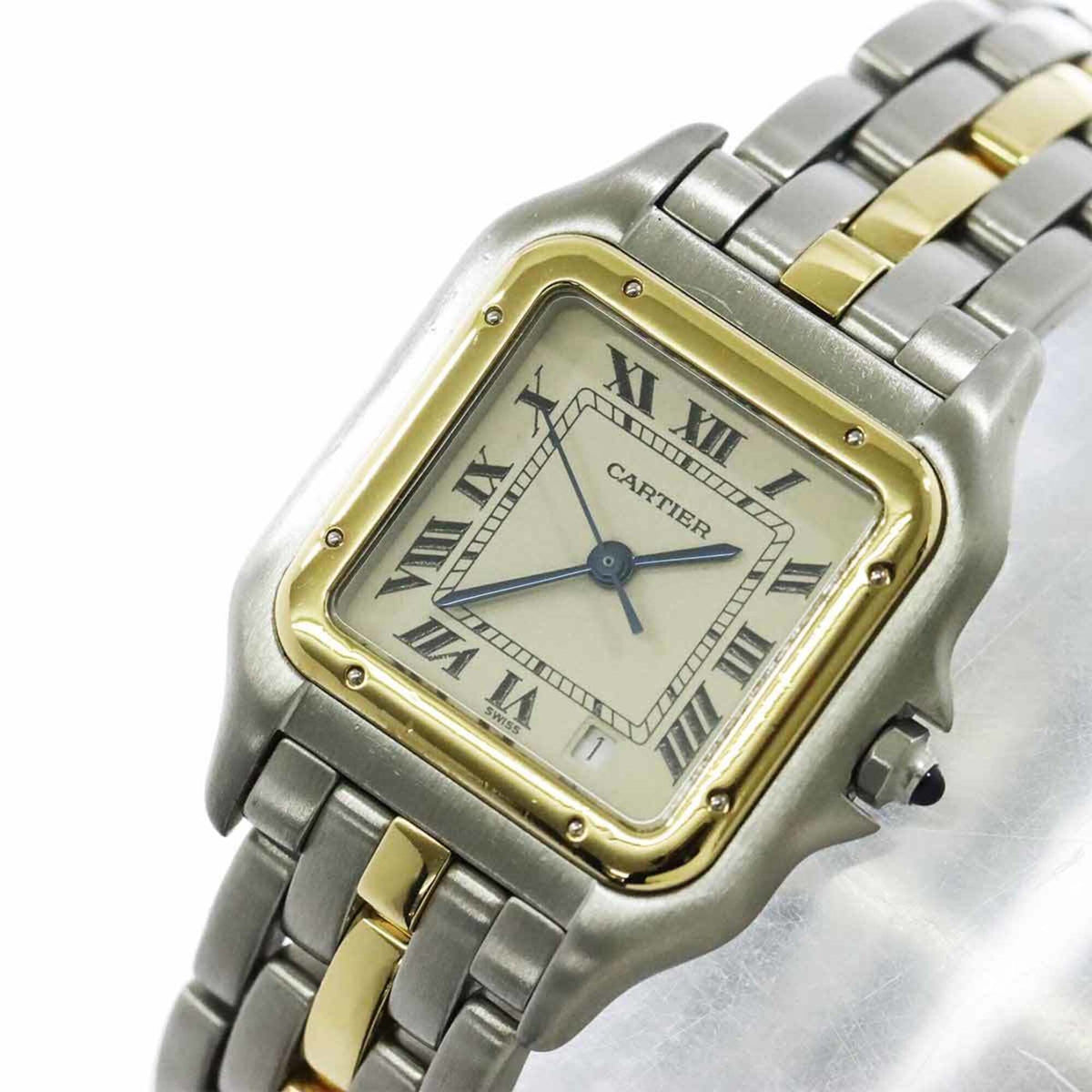 Cartier Panthère MM 1-reihig W25028B5 Elfenbein Zifferblatt 26 mm Uhr