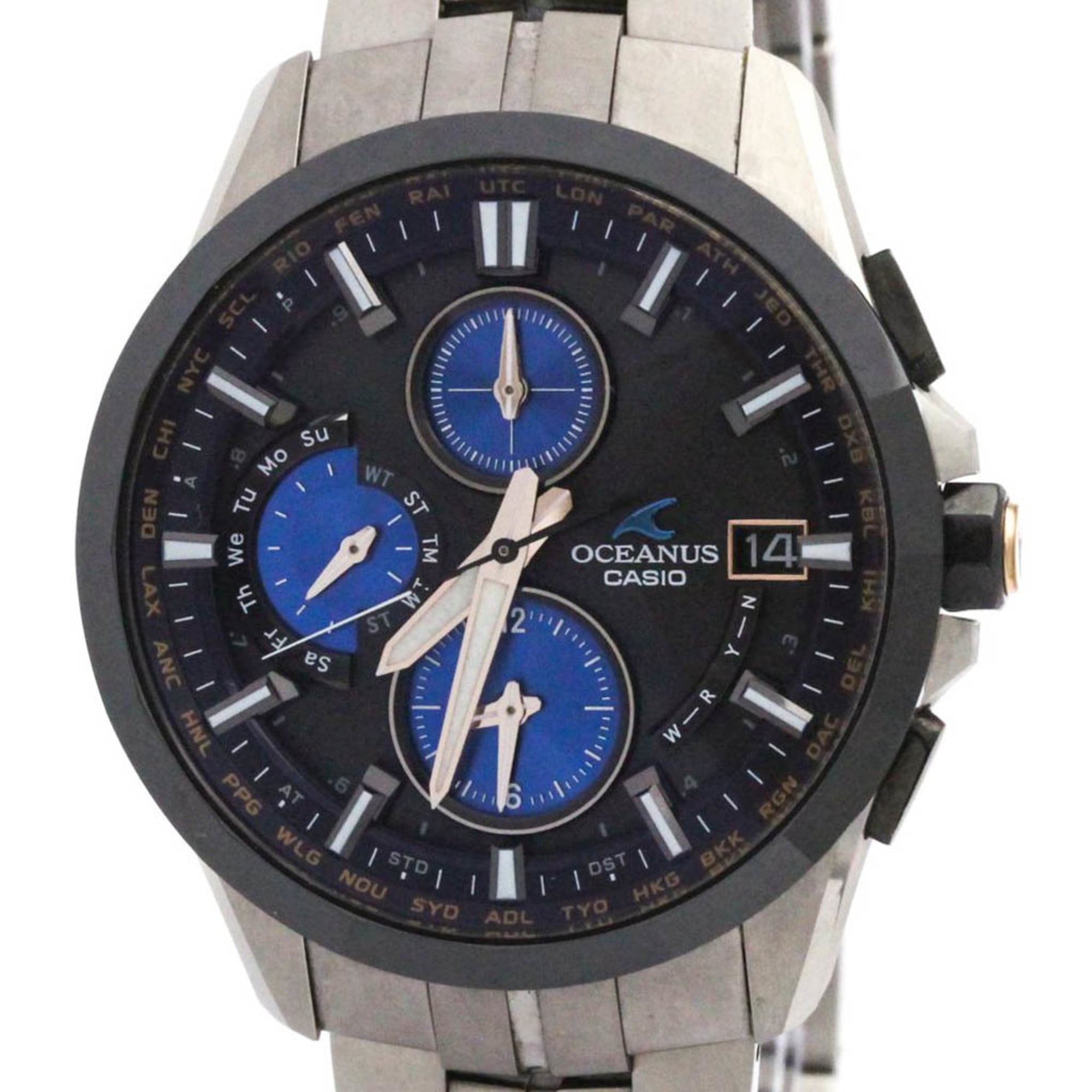 CASIO Oceanus Manta 10th Anniversary LTD Solar Titanium Watch OCW-S300