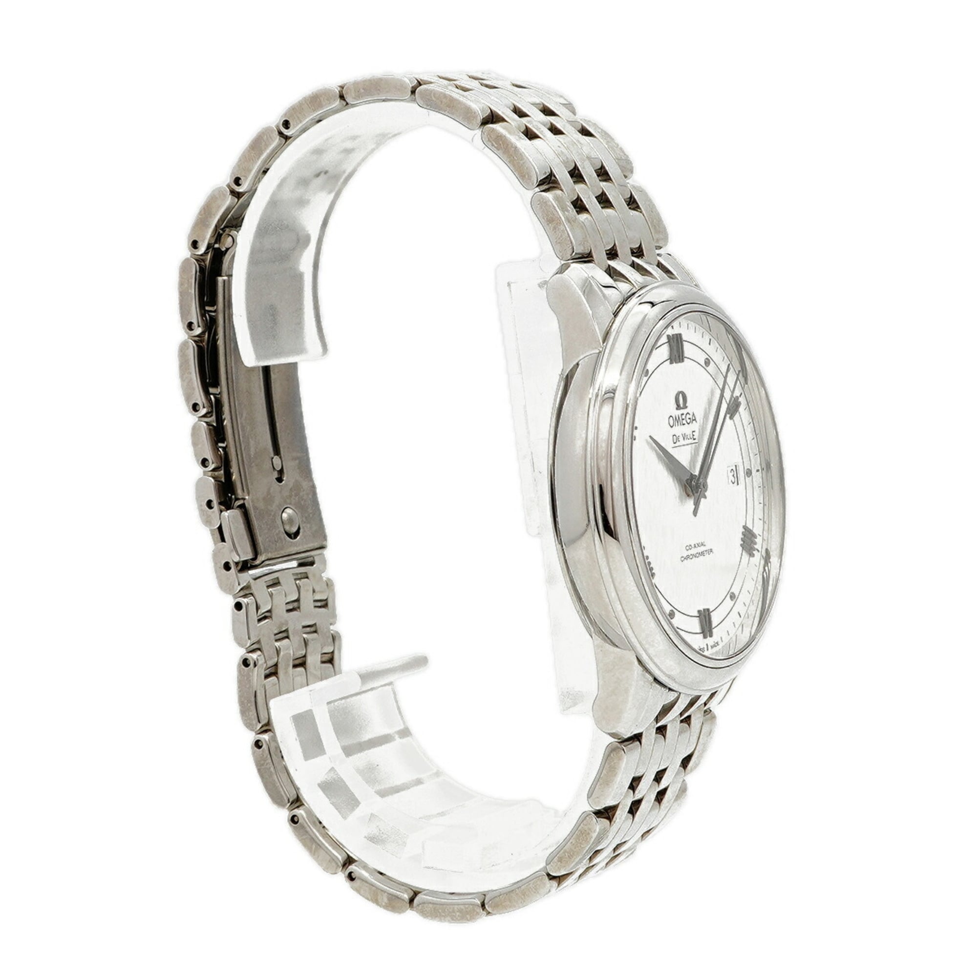 Omega De Ville Prestige Co-Axial 424.10.40.20.02.005 Silver Dial