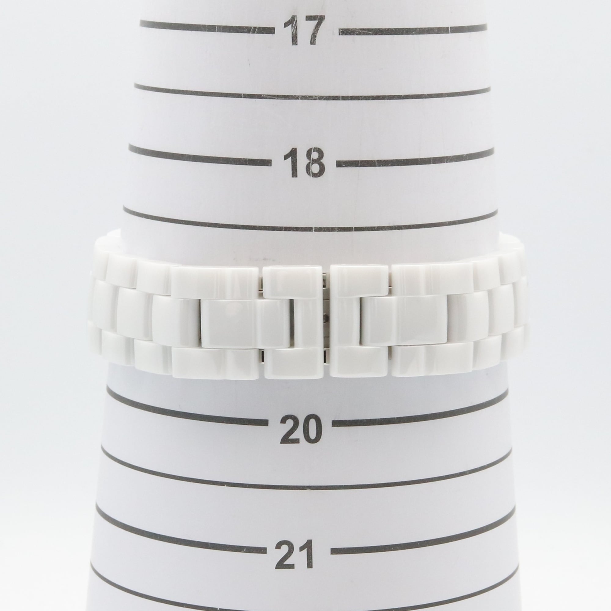 Montre Pour Hommes Chanel J12-365 en céramique Montre Pour Hommes, Blanc (H3837)