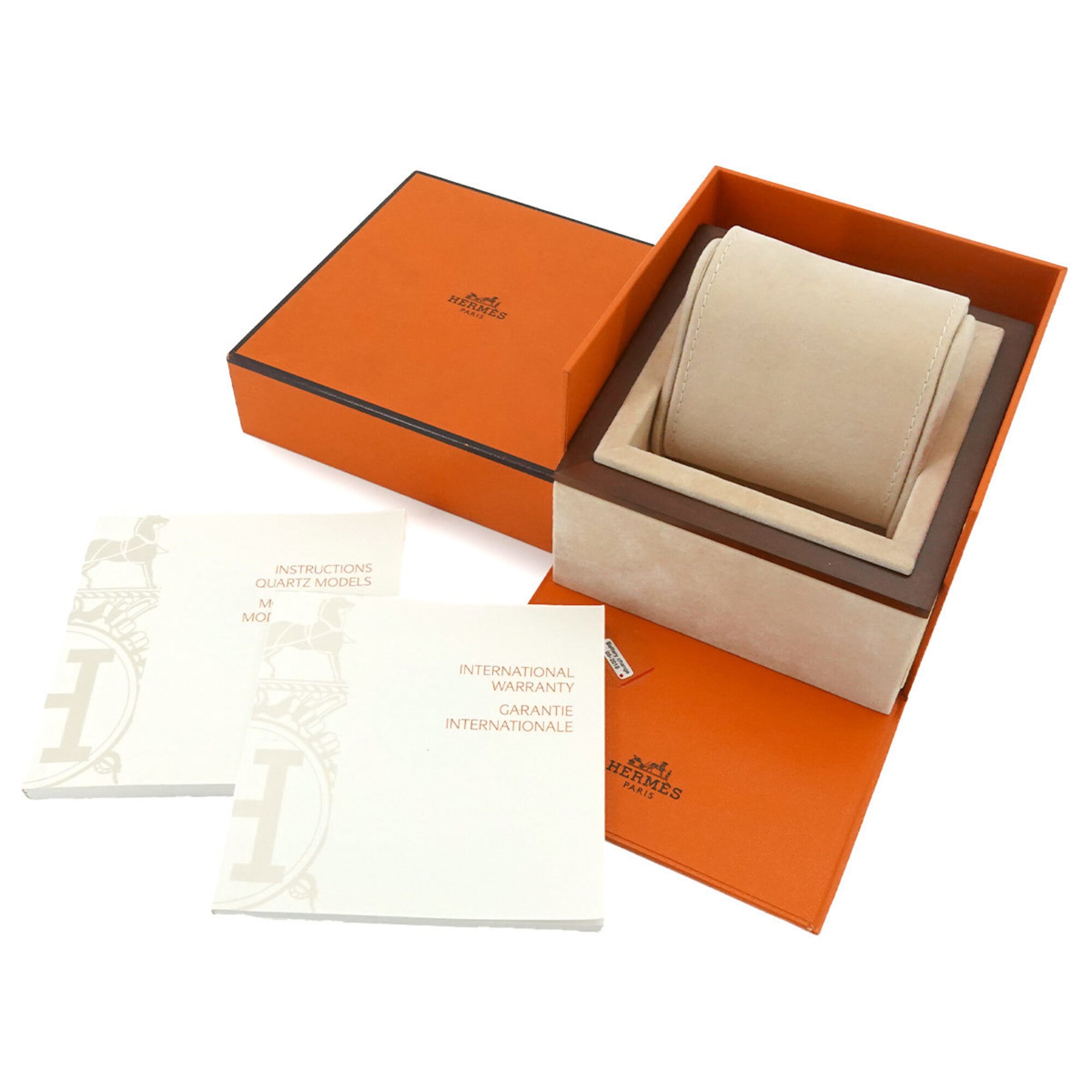 Hermes H-Watch HH1.501 Men's Watch White Quartz H
