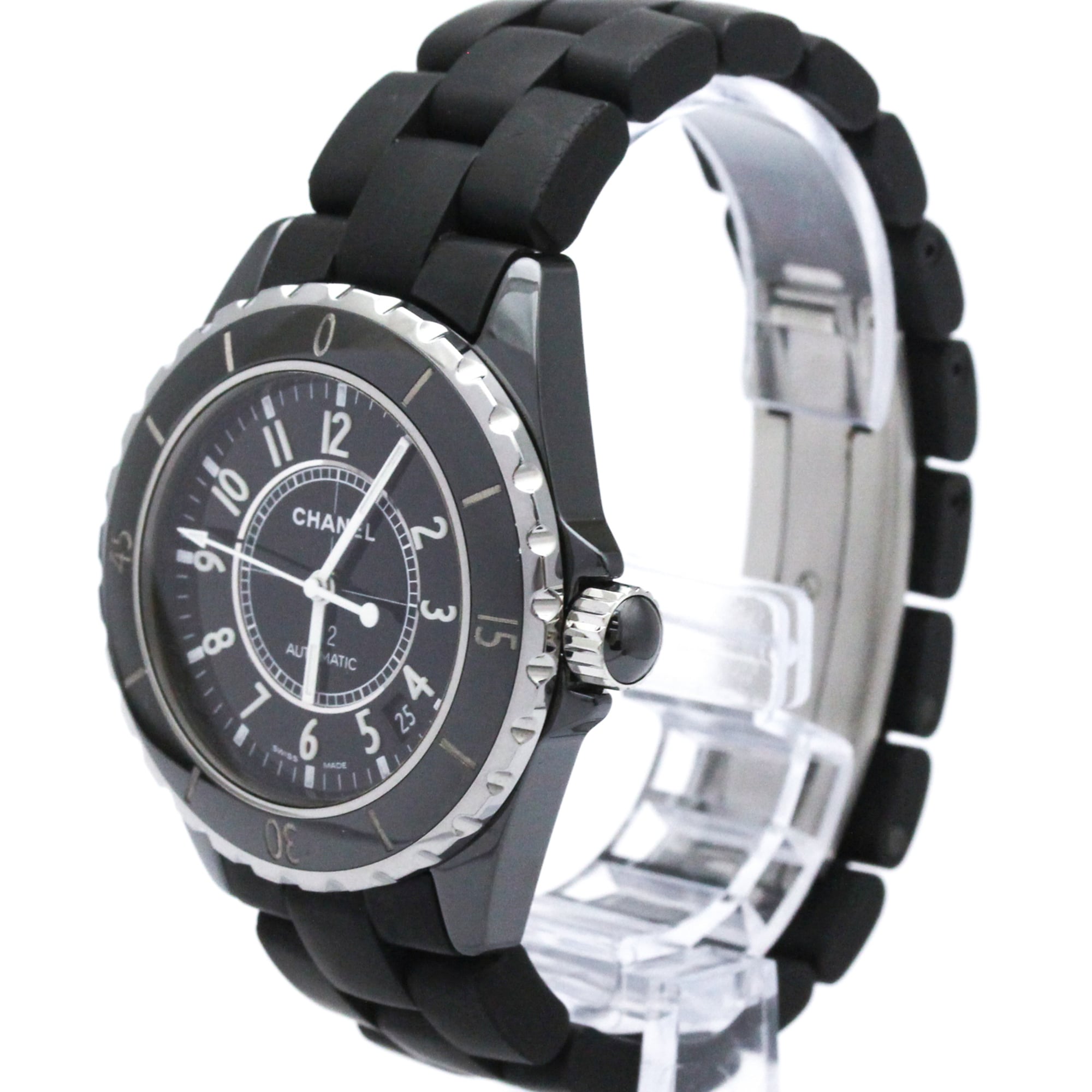Chanel J12 H0684 Black Dial 39mm Watch