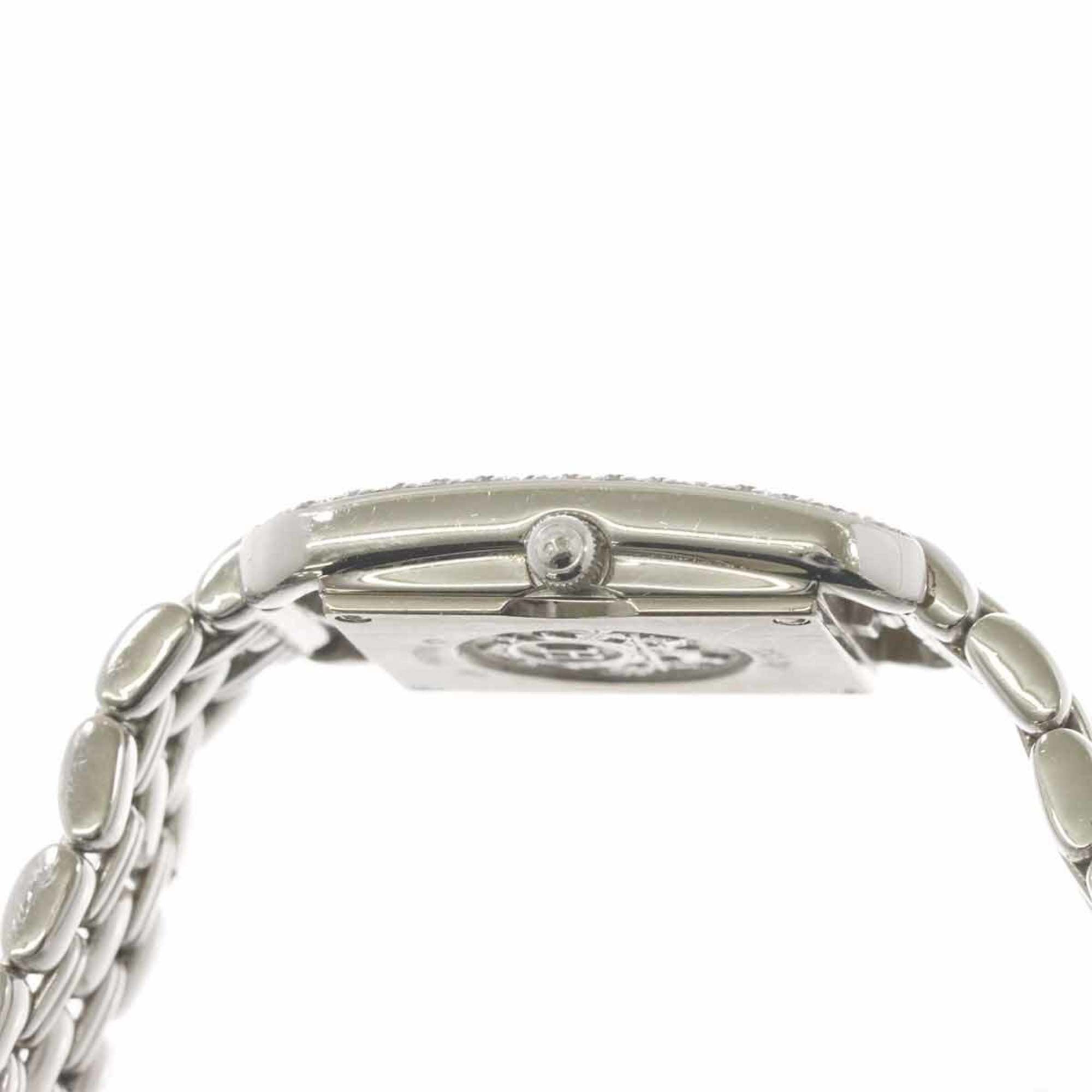 Montre pour femme Hermès Cape Cod Mini CC1 192, lunette sertie de diamants, boîtier Blanc, Or 18 carats, montre à Quartz