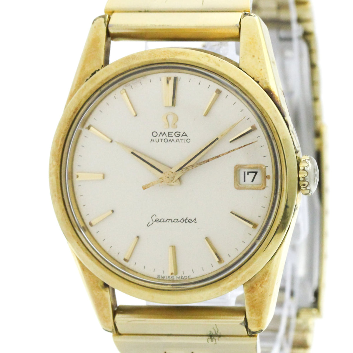 Omega Seamaster 14701 Silver Dial 34mm Watch