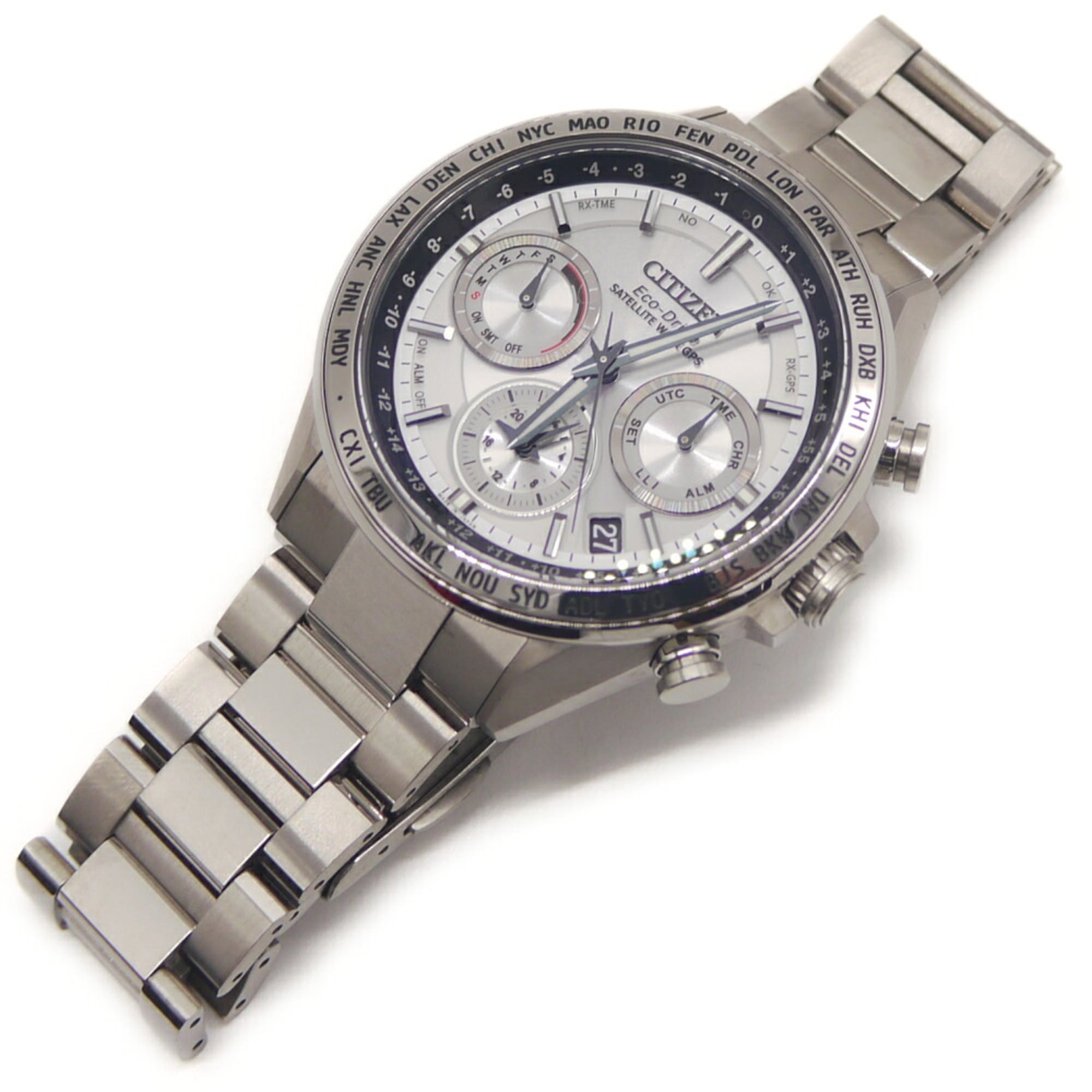 Citizen Eco-Drive CC4010-80A Silver Dial 44mm Watch