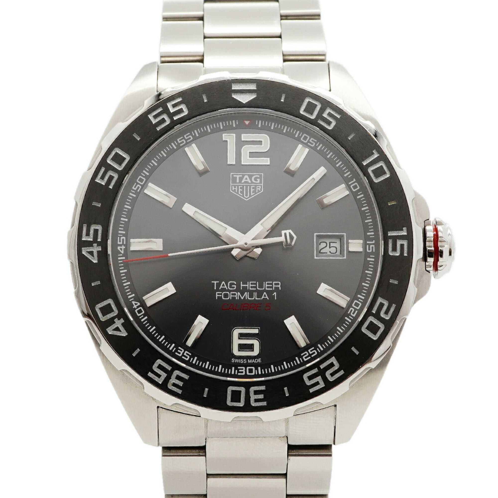 TAG Heuer Formula 1 Calibre 5 WAZ2011 Gray Dial 43mm Watch