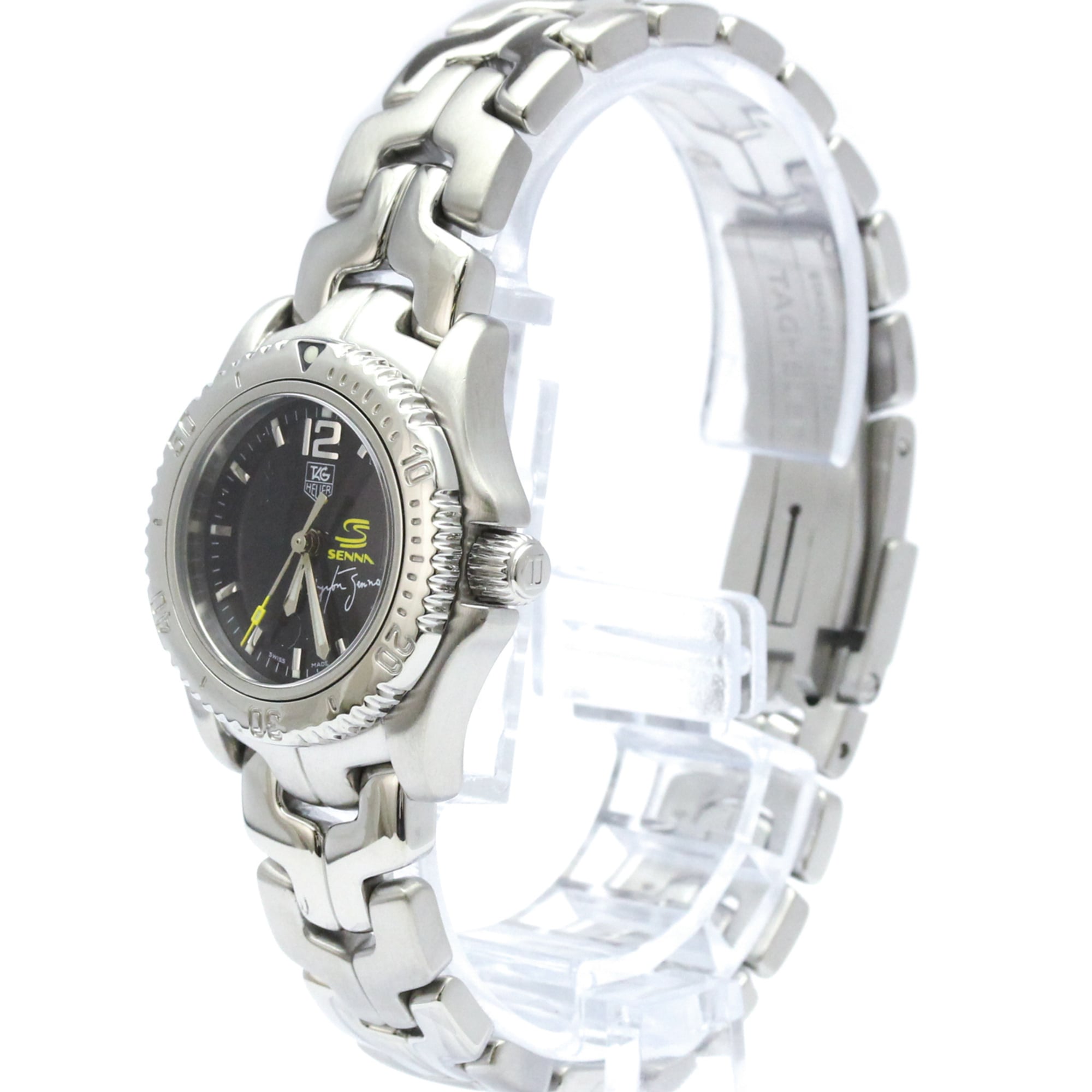 TAG HEUER Link Ayrton Senna LTD Edition Quarztz Watch WT141N Polished