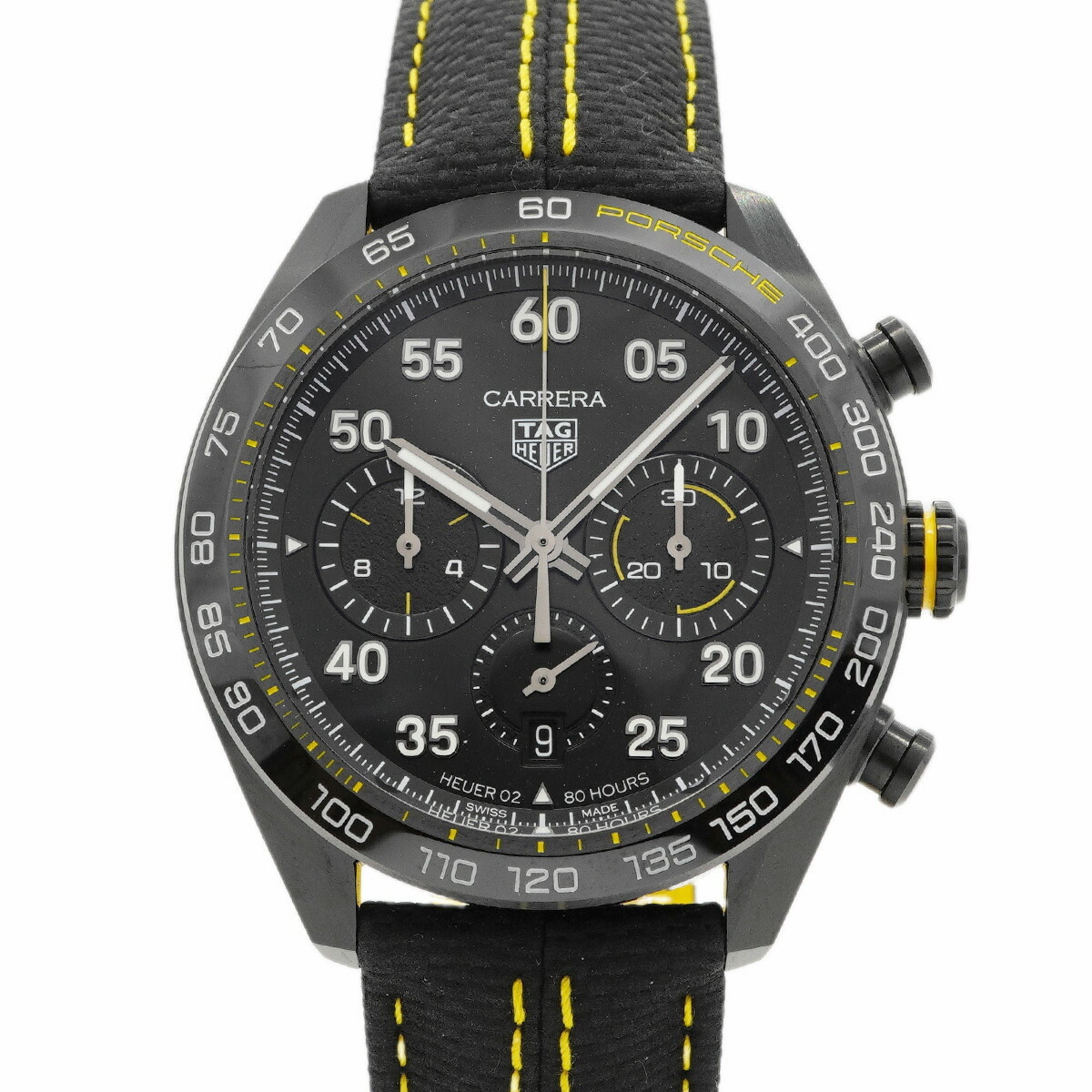 TAG Heuer Carrera x Porsche Limited Edition CBN2A1H Black Dial Men's Watch